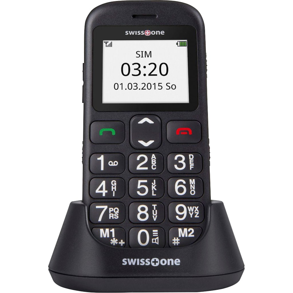 Swisstone Handy »BBM 320c«, schwarz, 4,5 cm/1,77 Zoll