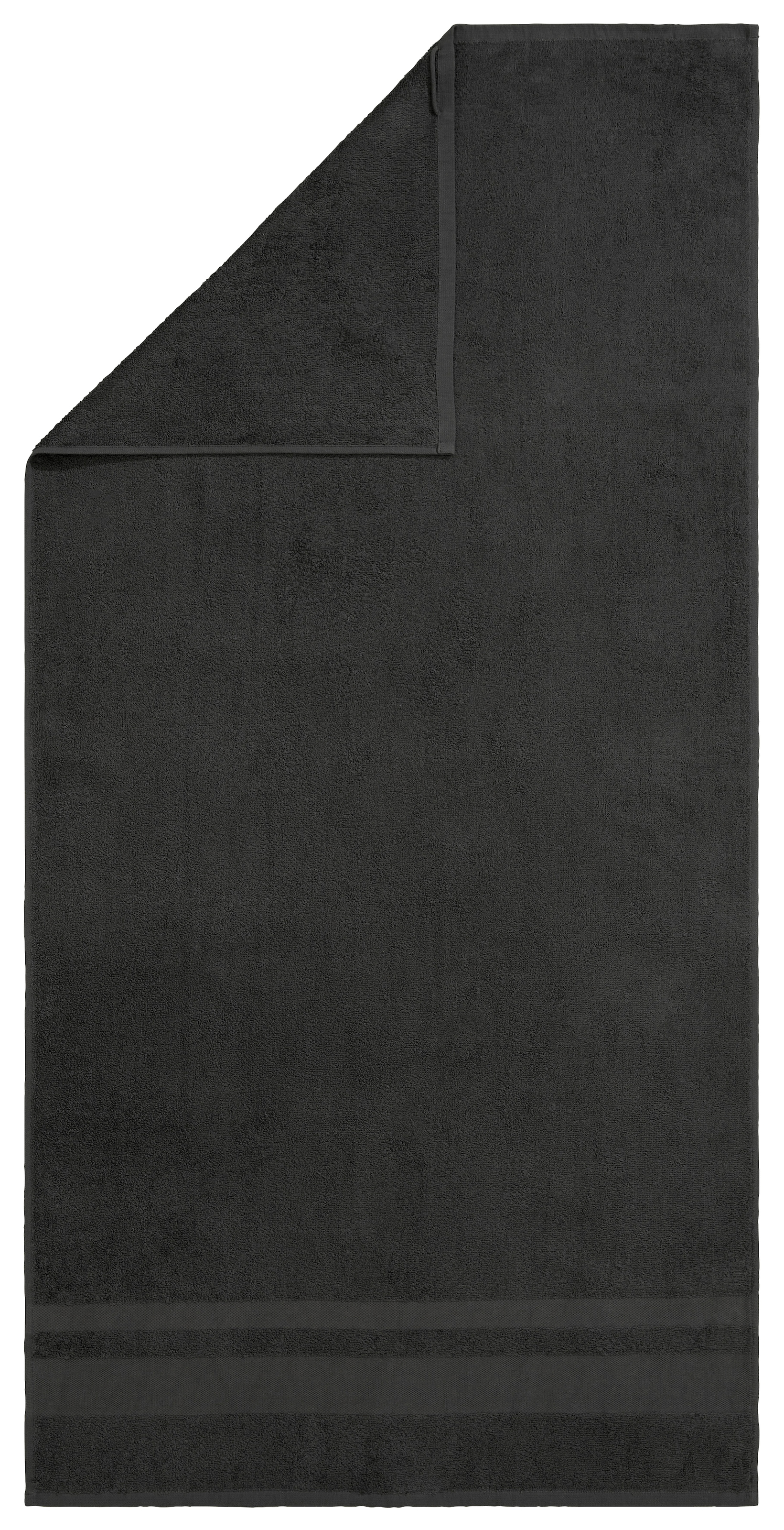 my home Duschtücher »Vanessa 4x 70x140cm«, (Set, 4 St., 4er Set Badetücher 70 x 140 cm), Handtücher mit Bordüre, 100% Baumwolle, einfarbig, weich