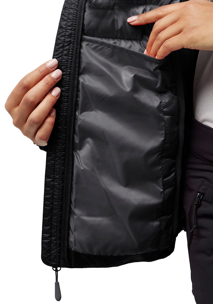 Jack Wolfskin Daunenjacke »PASSAMANI DOWN HOODY W RDS«, mit Kapuze