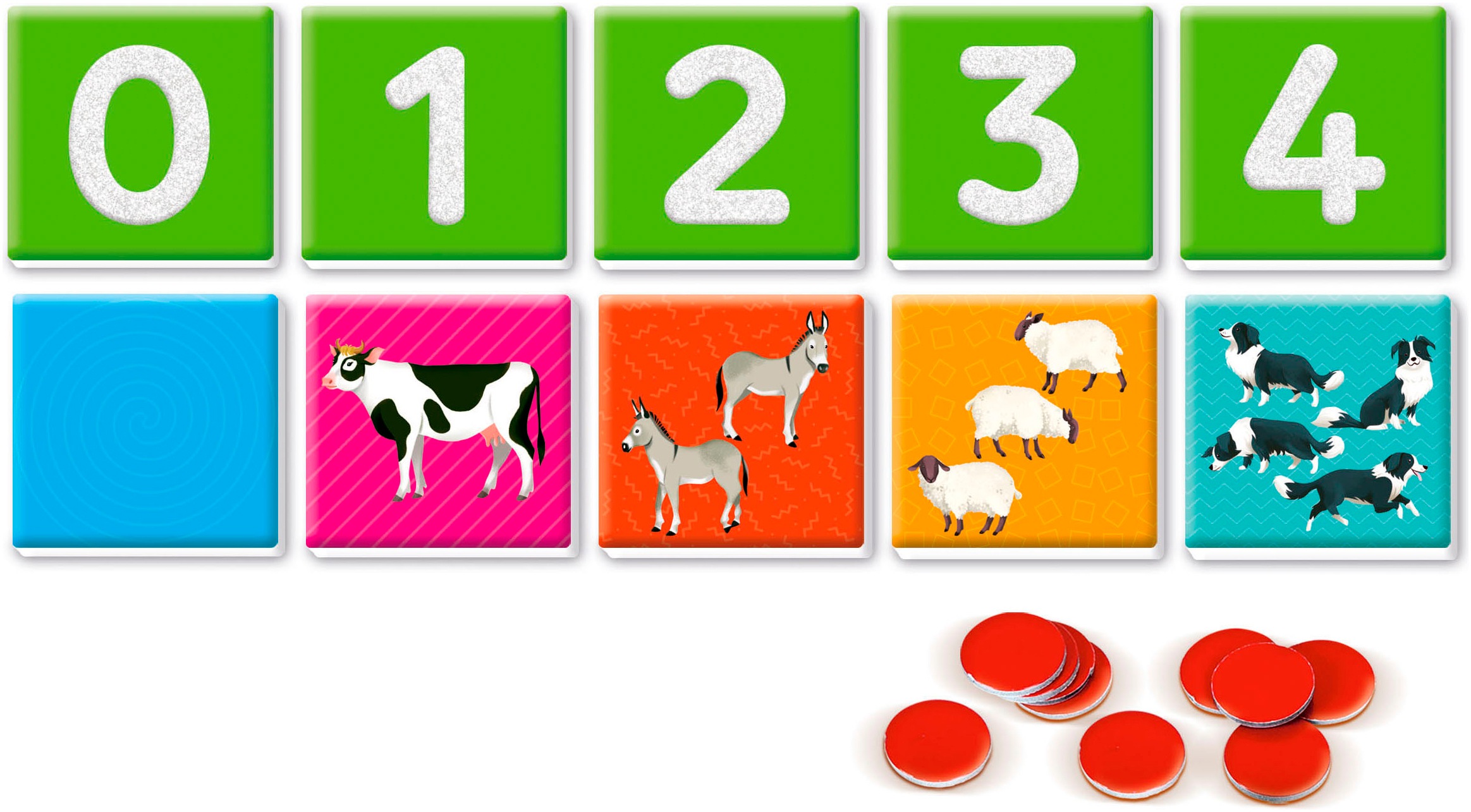 Clementoni® Spiel »Education, Taktile Zahlen (Montessori)«, Made in Europe