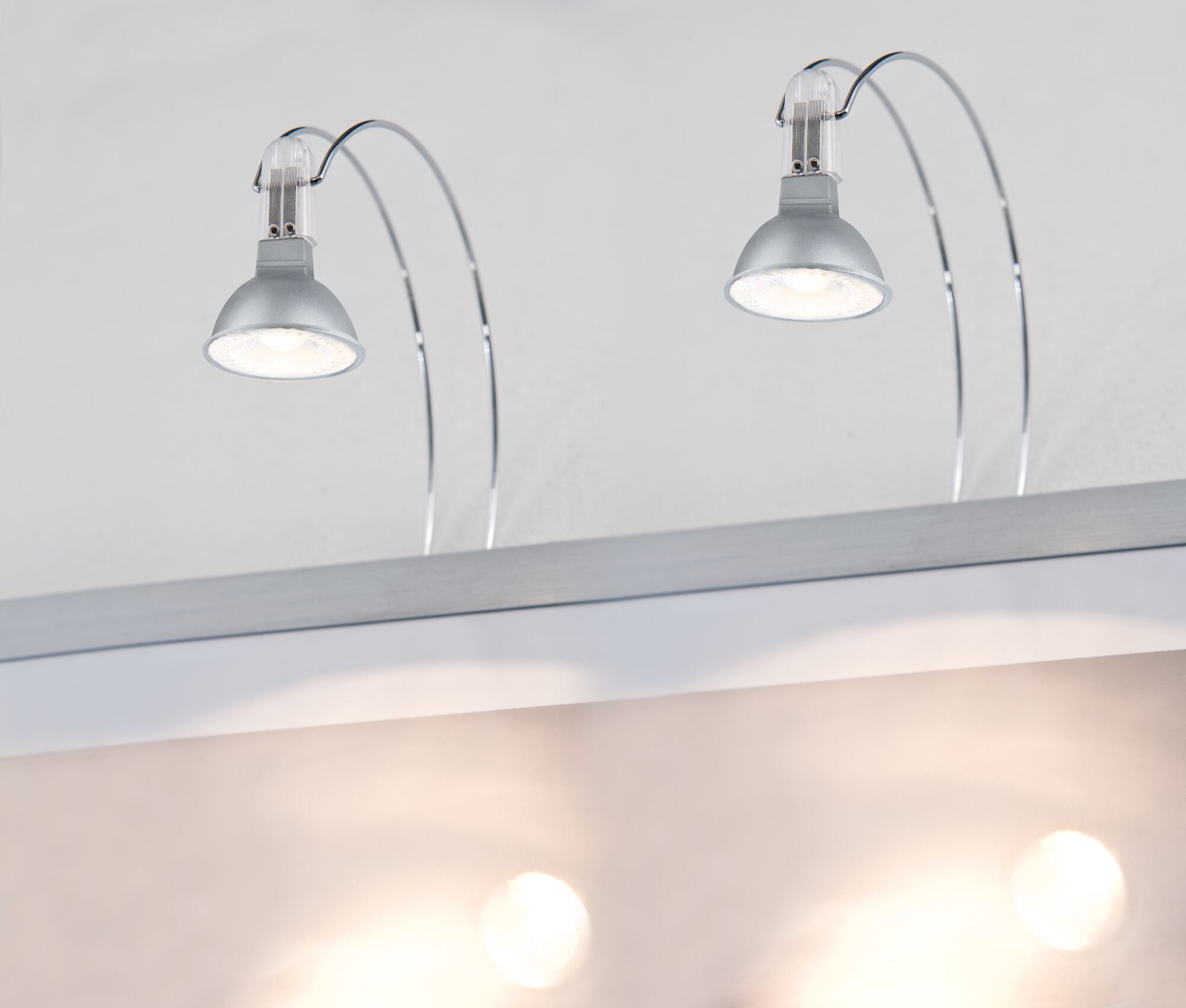 Paulmann LED Bilderleuchte »Galeria LED II Chrom inkl. Leuchtmittel 2x4W GU5,3«, 2 flammig, Leuchtmittel GU 5,3 | LED fest integriert