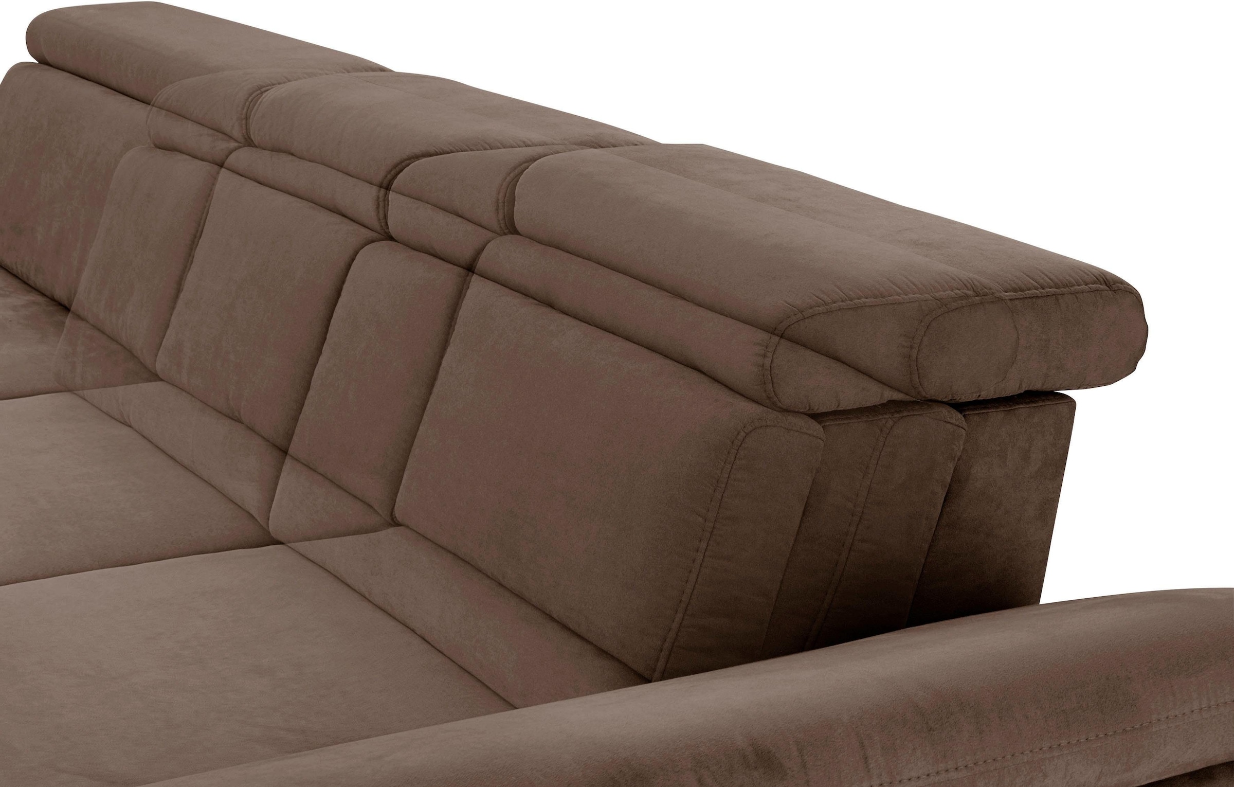 sit&more Ecksofa »Scorpio L-Form«, inklusive Sitztiefenverstellung, wahlweise mit Kopfverstellung