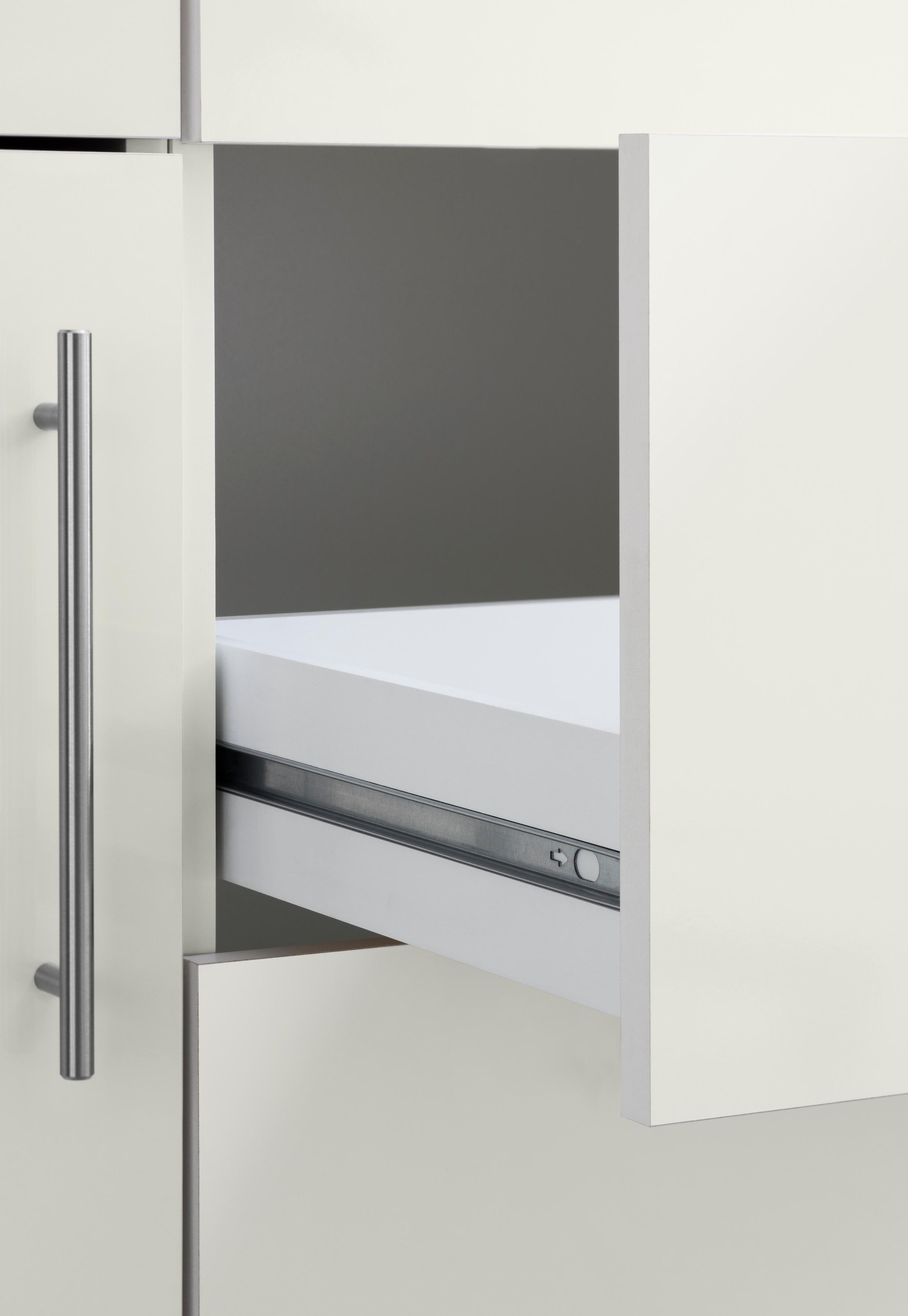 wiho Küchen Küchenzeile »Cali«, mit E-Geräten, Breite 360 cm mit Metallgriffen