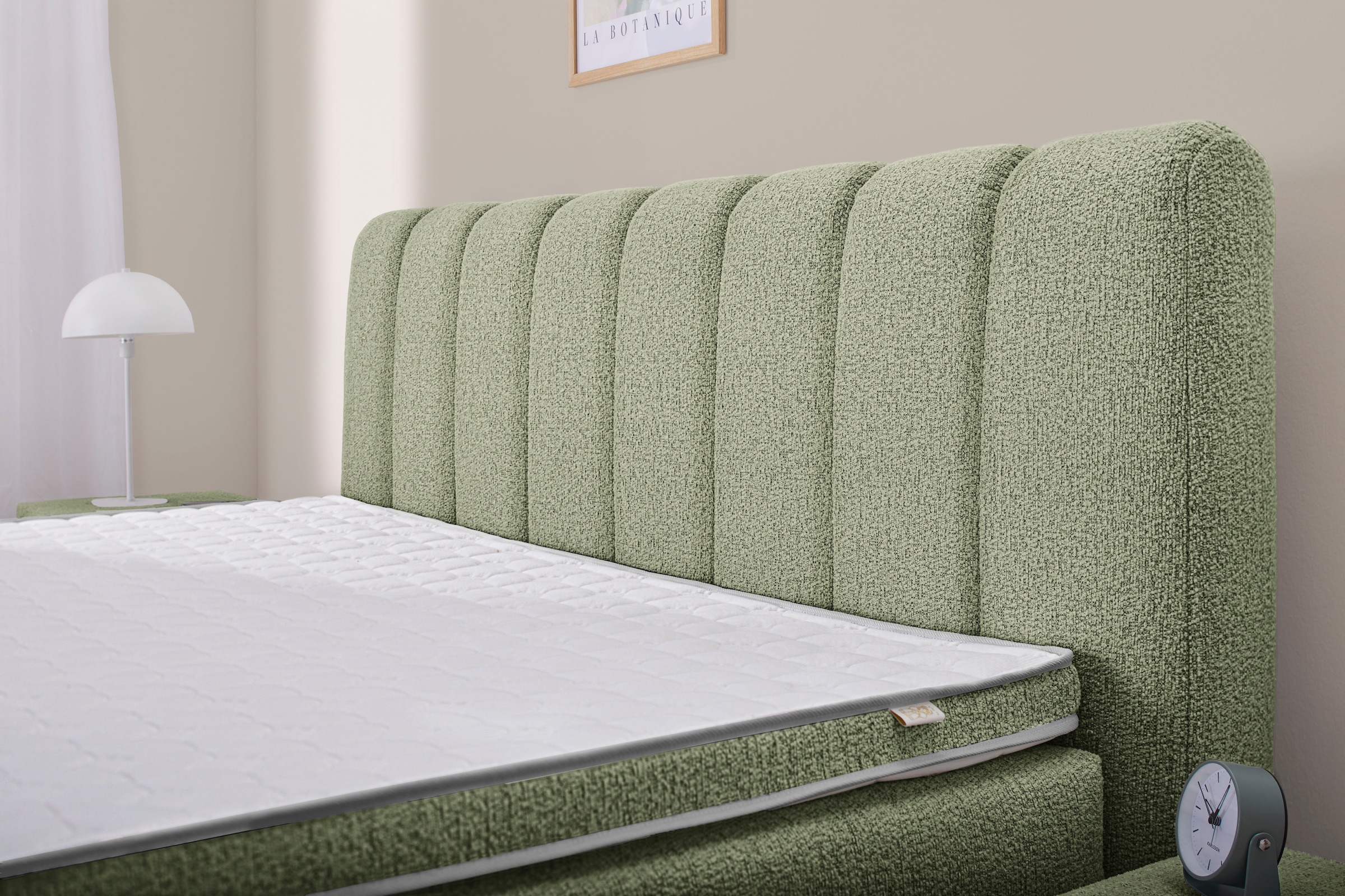 Jockenhöfer Gruppe Boxspringbett »Tilda, wahlweise mit oder ohne Bettkasten« inkl. 7-Zonen-TTFK-Matratze, Kaltschaumtopper, 180x200cm