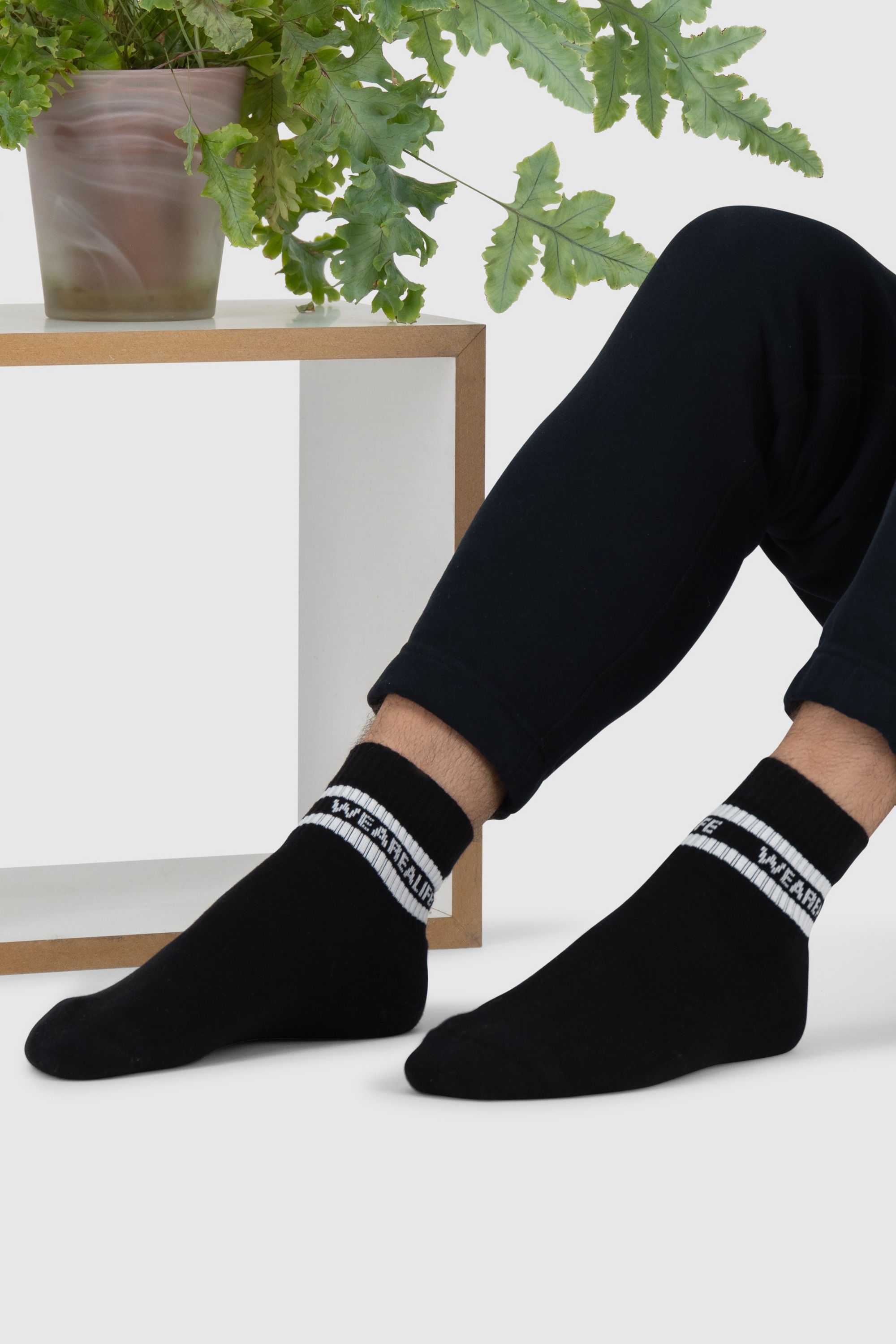 Alife & Kickin Sneakersocken »Herren 3 PACK - EnnyAK«, (Spar-Set), Sneakersocken knöchelhoch mit Streifen, aus Baumwolle mit weichem Bund