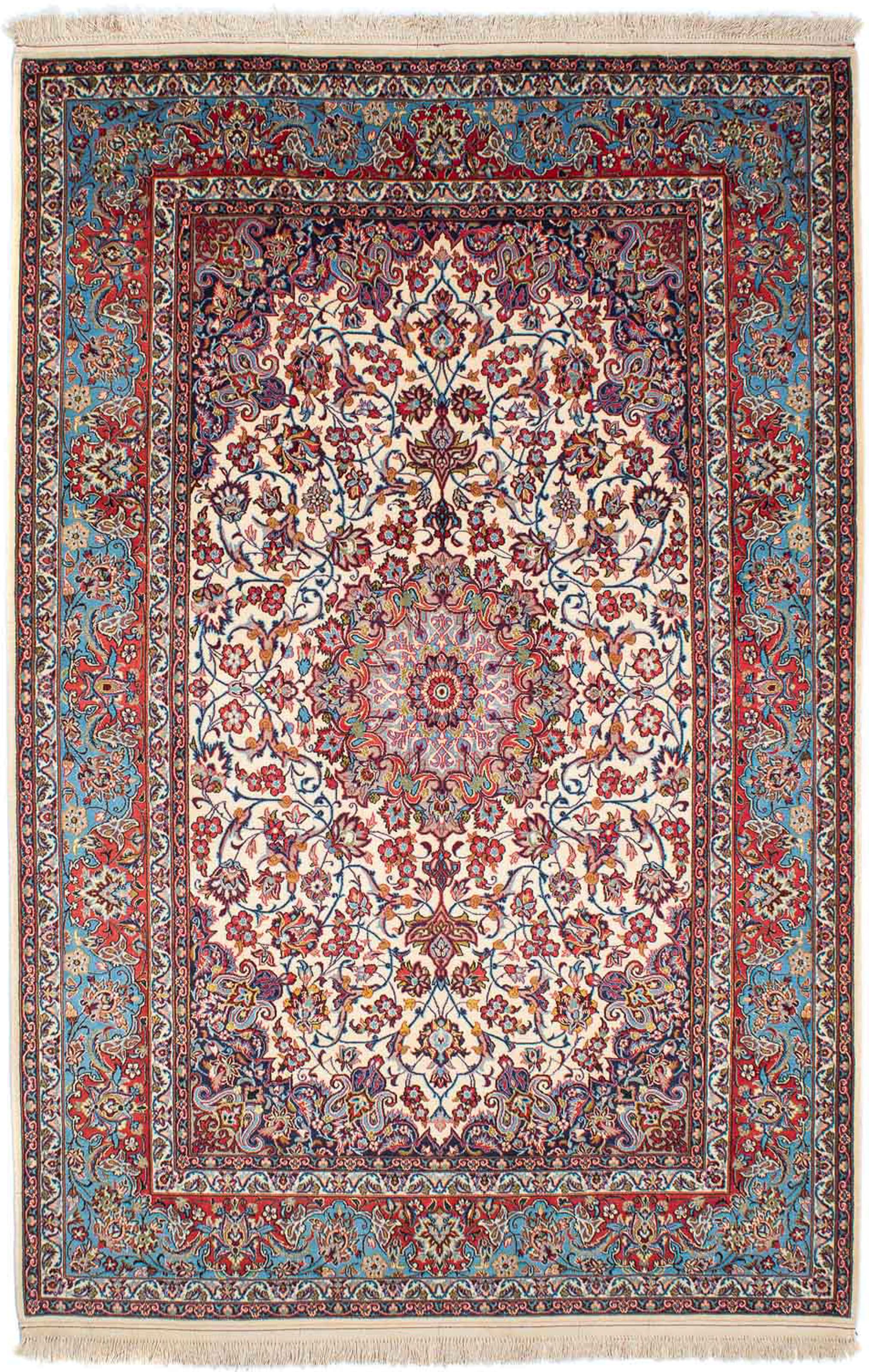 morgenland Orientteppich »Perser - Isfahan - Premium - 233 x 152 cm - beige günstig online kaufen