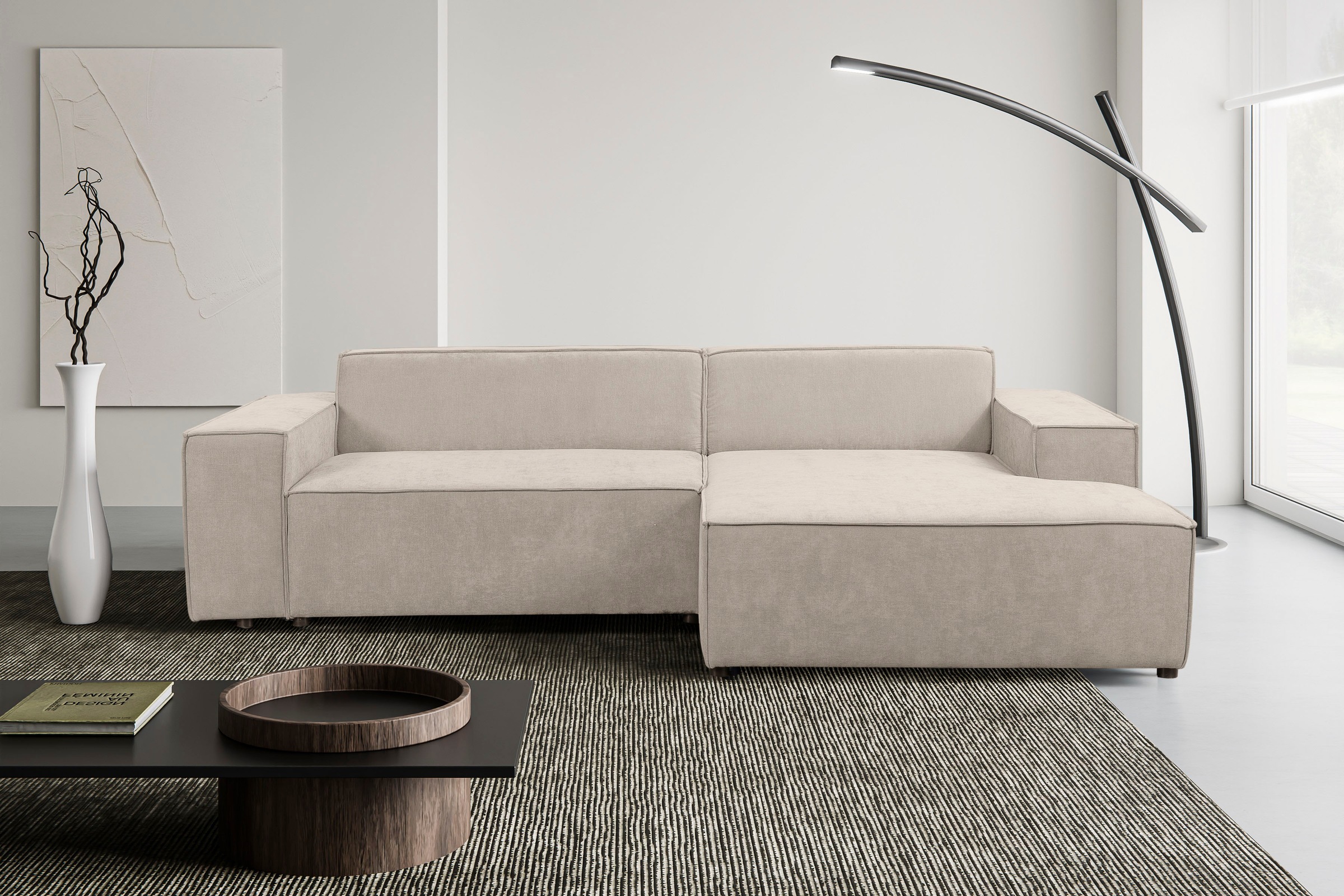 WERK2 Ecksofa »Trento, elegant & zeitlos, Breite 268cm, pflegeleichte Bezüg günstig online kaufen