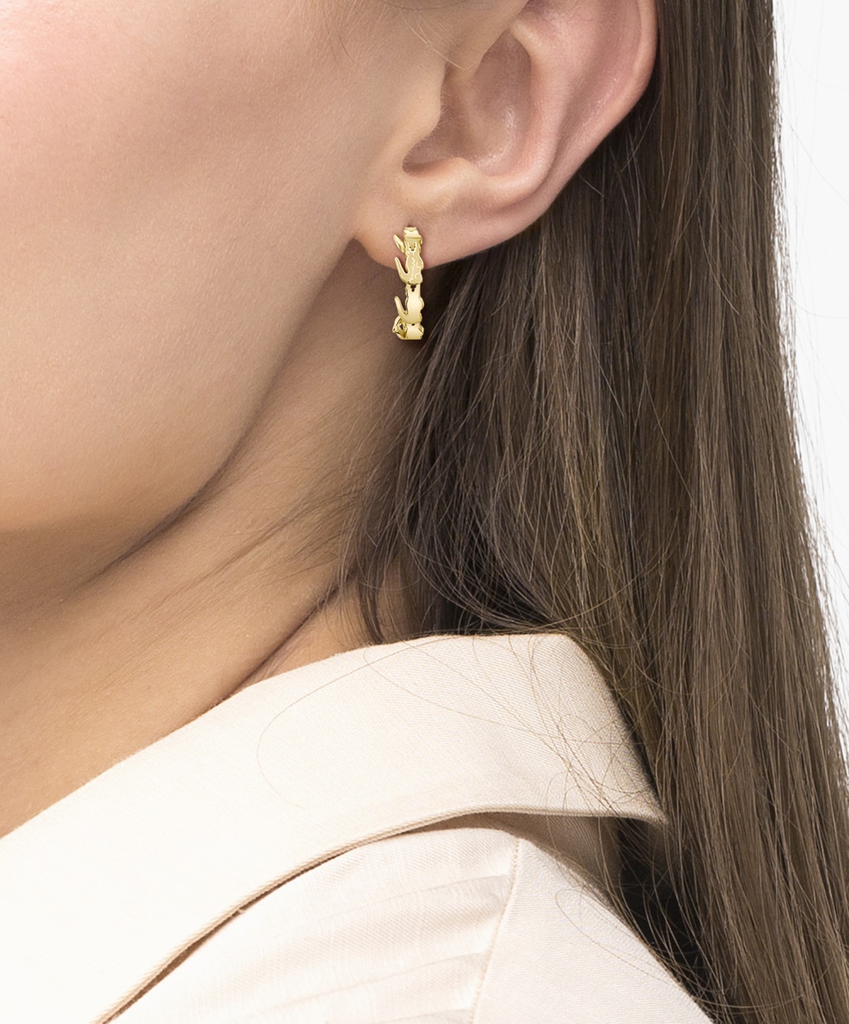 Lacoste Paar Creolen »CROCODILE«