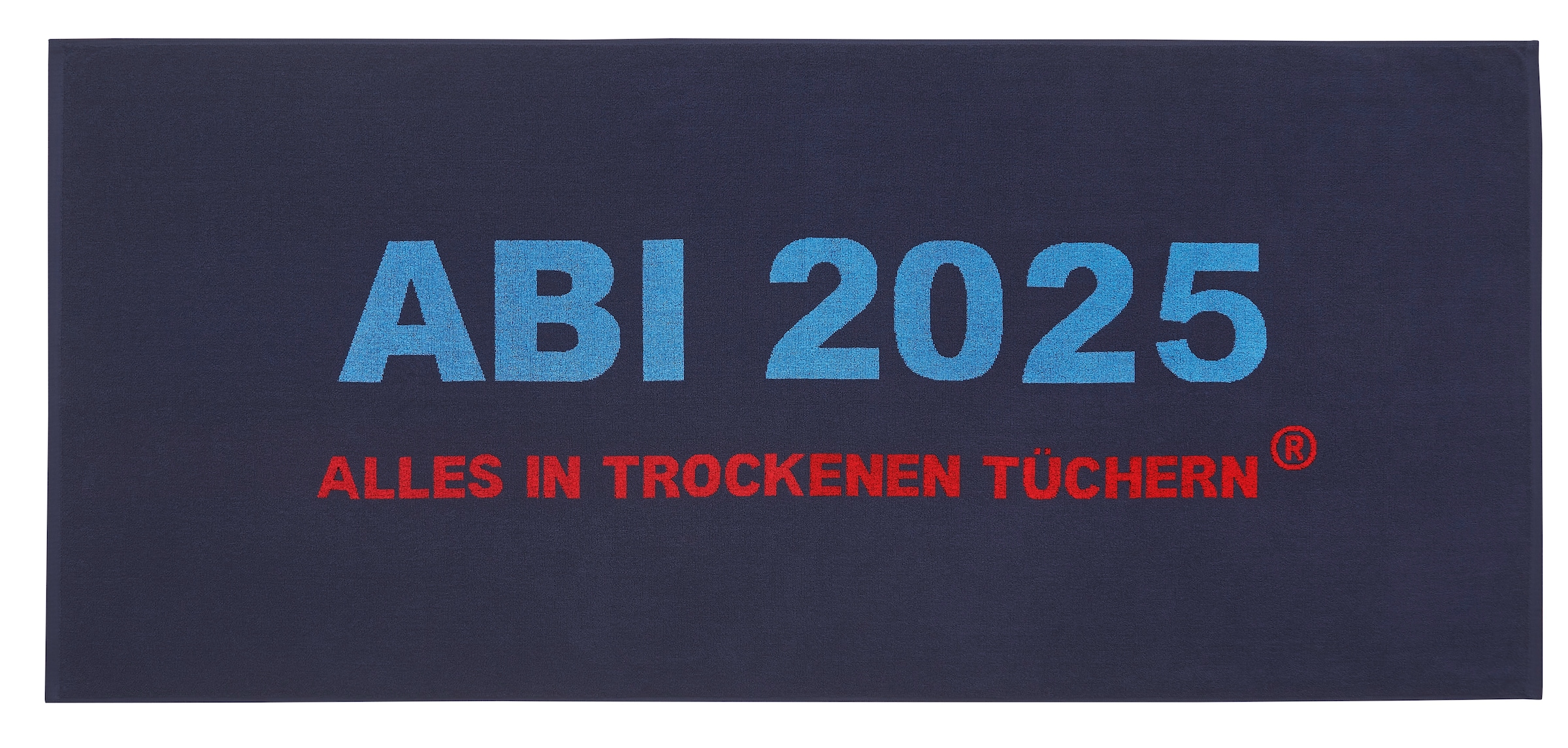 Egeria Strandtuch »ABI 2025«, (1 St.), 75x180 cm, "ABI 2025-Alles in trocke günstig online kaufen