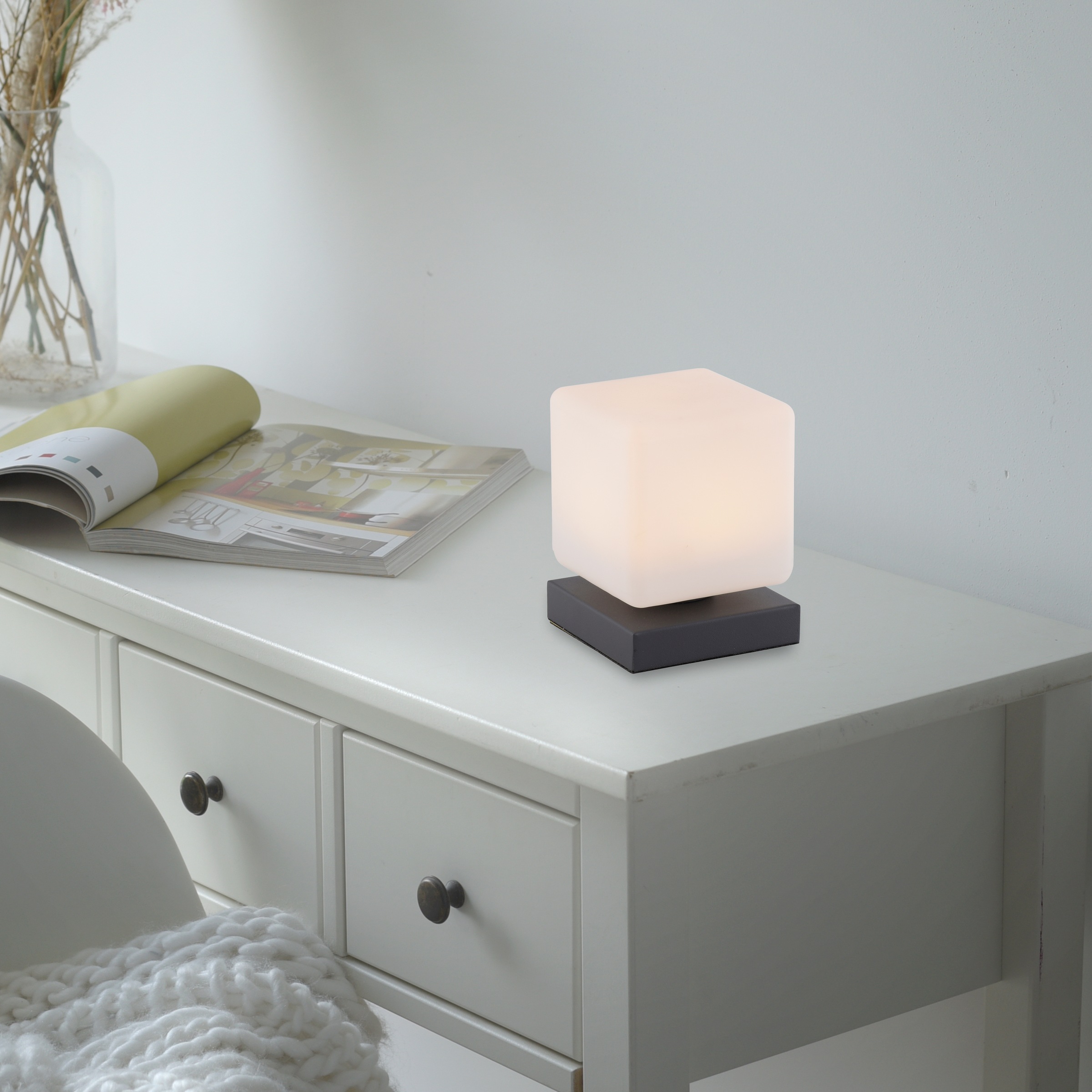 Paul Neuhaus Tischleuchte »DADOA« LED-Board 1 Stk. Warmweiß LED, dimmbar üb günstig online kaufen