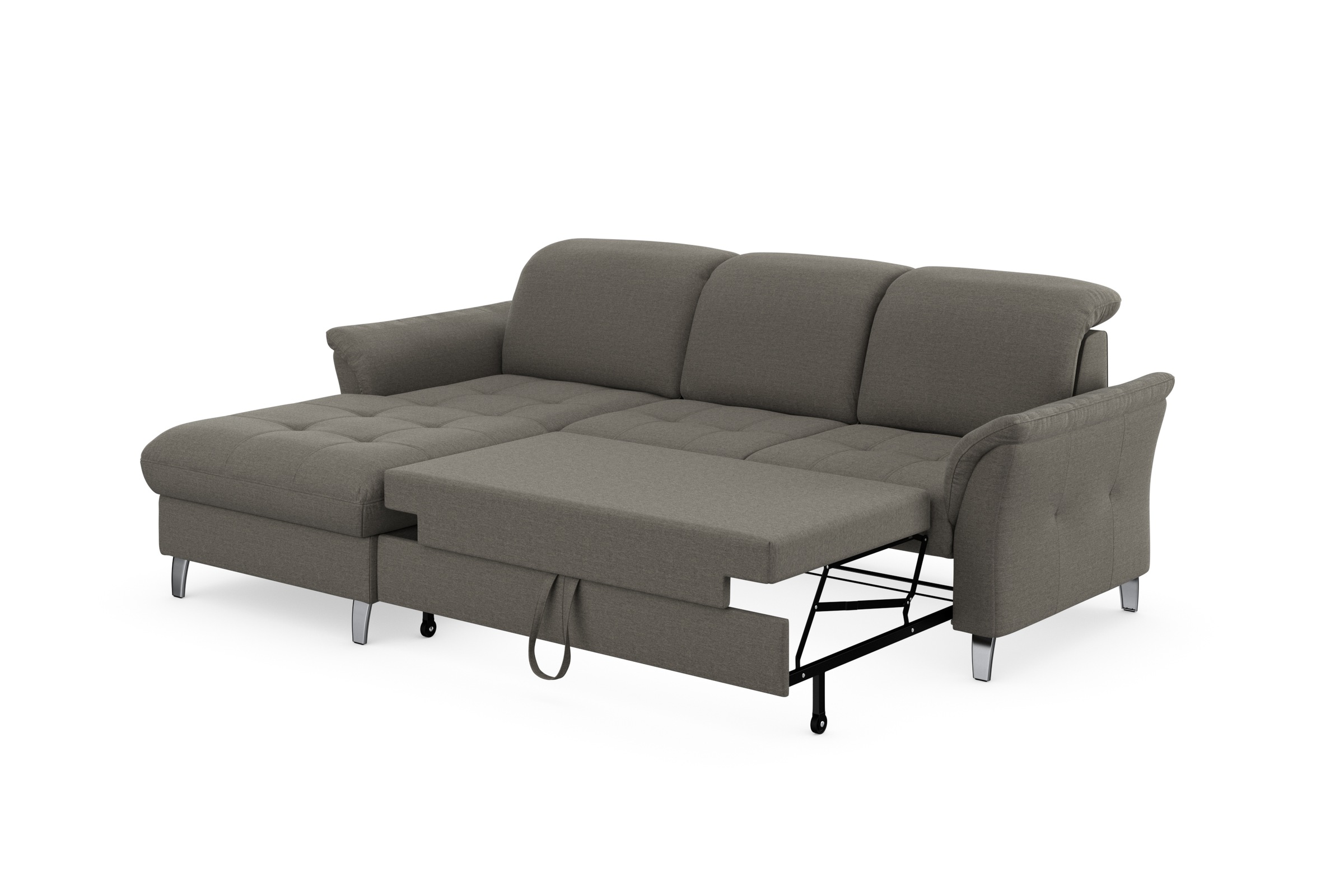sit&more Ecksofa »Maggiore L-Form«, wahlweise mit Kopfteilverstellung, Bettfunktion und Bettkasten