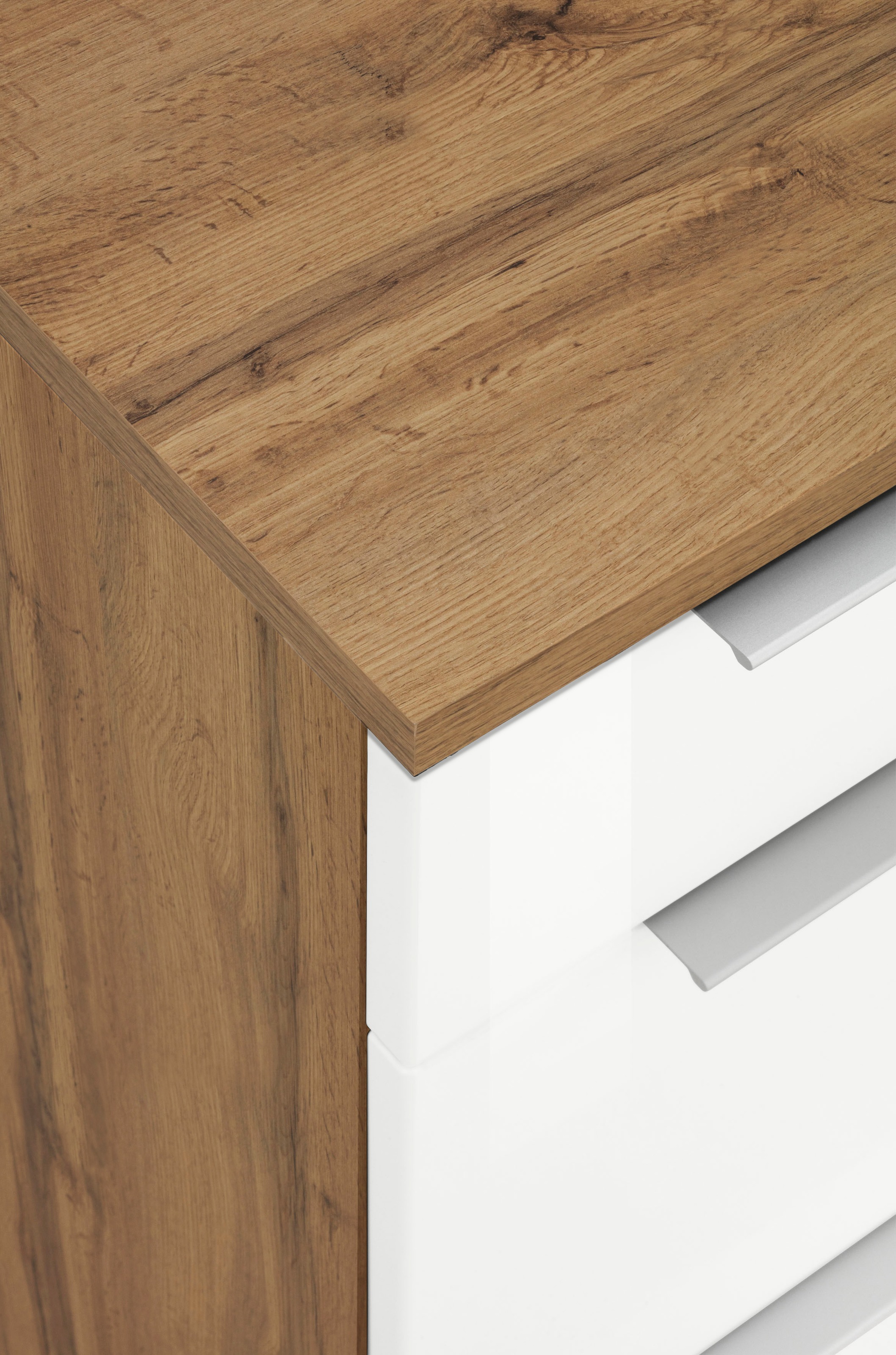 KOCHSTATION Küchenzeile »KS-Brindisi Breite 280 cm«, wahlweise mit E-Geräten und Induktion, mit MDF-Fronten und Regal
