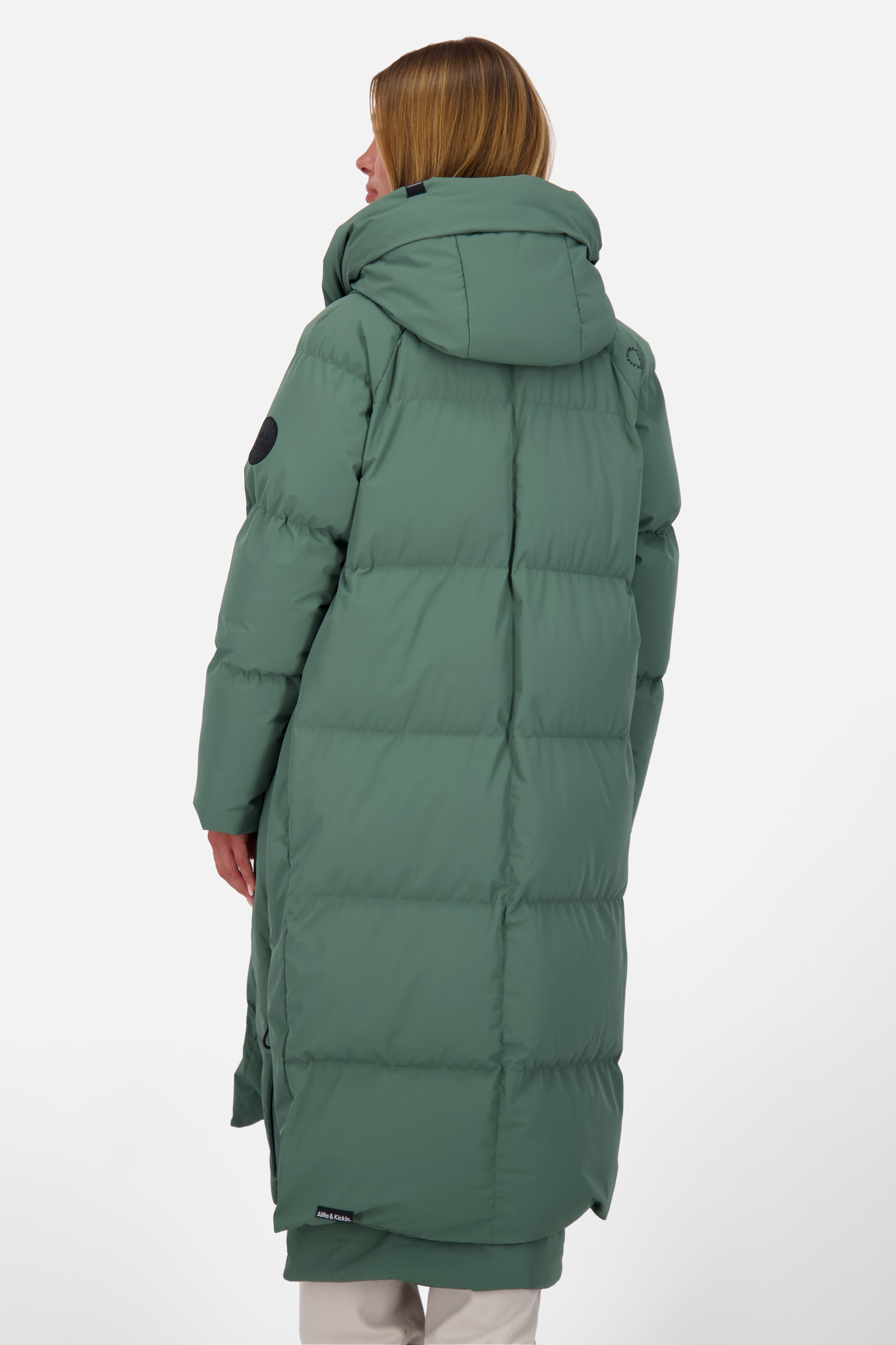 Alife & Kickin Winterjacke »Damen RihannaAK A«, mit Kapuze, Langer, warmer Wintermantel mit großer Kapuze und Fleece Innenfutter