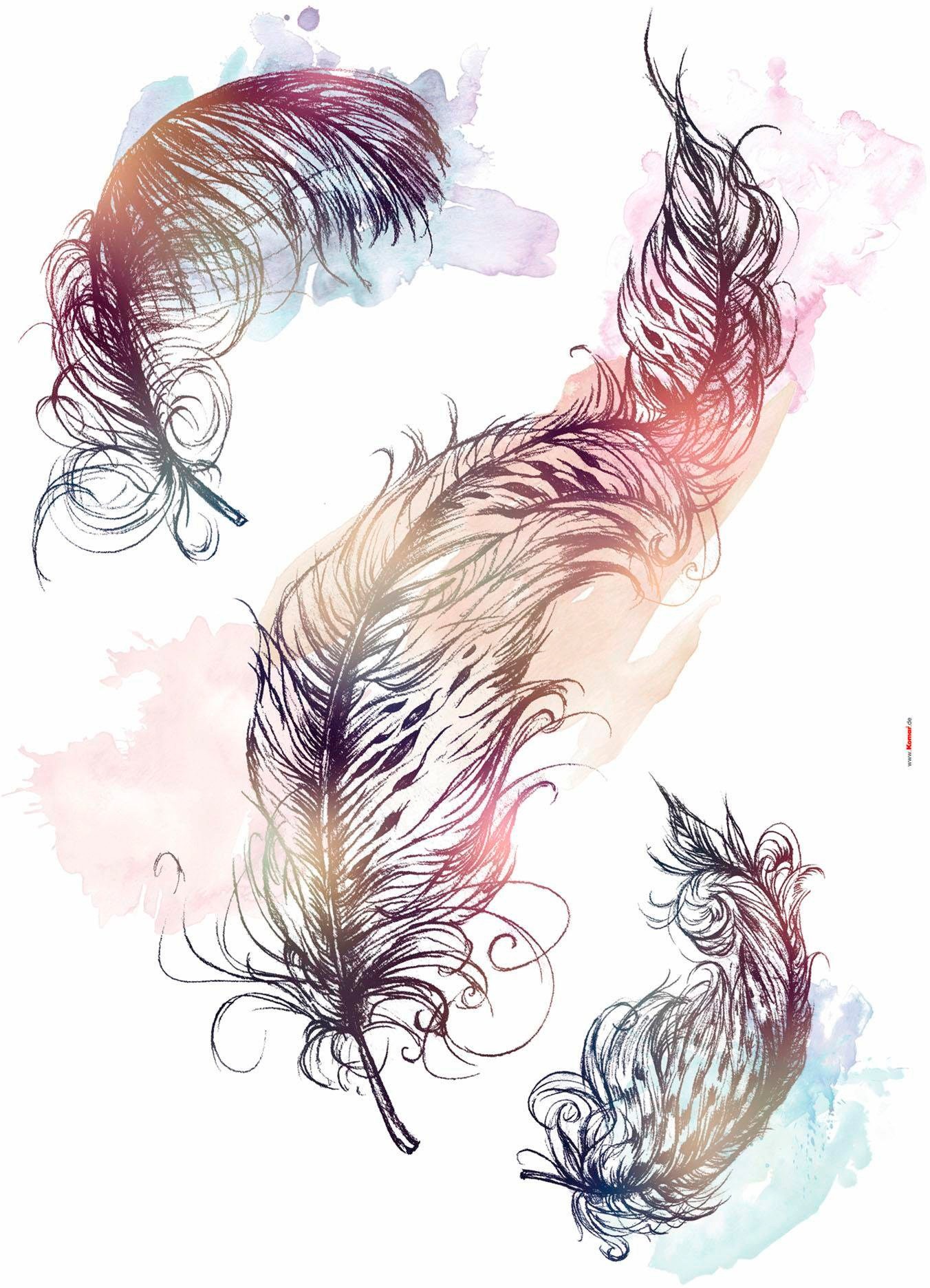 Komar Wandtattoo »Inspiration - Größe 50 x 70 cm«, selbstklebend, Wandsticker