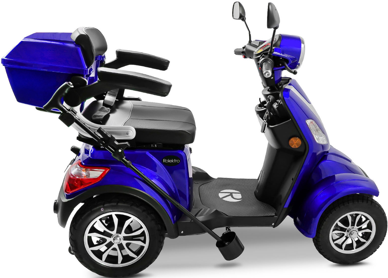 Rolektro Elektromobil »Rolektro E-Quad 25 V.3, Lithium Akku«, (mit Topcase)