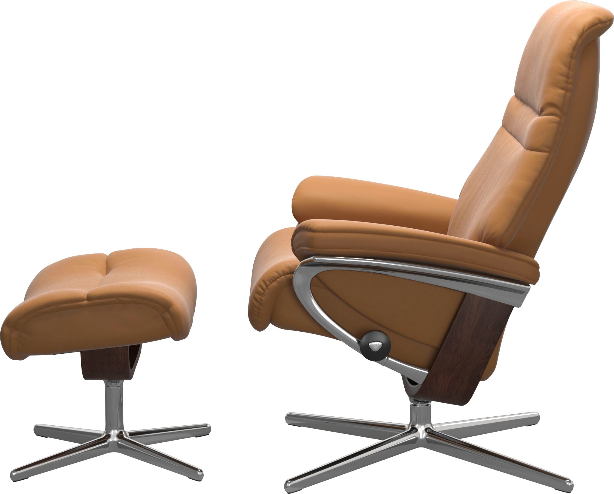 Stressless® Relaxsessel »Sunrise« mit Cross Base, Größe S, M & L, Holzakzent Braun