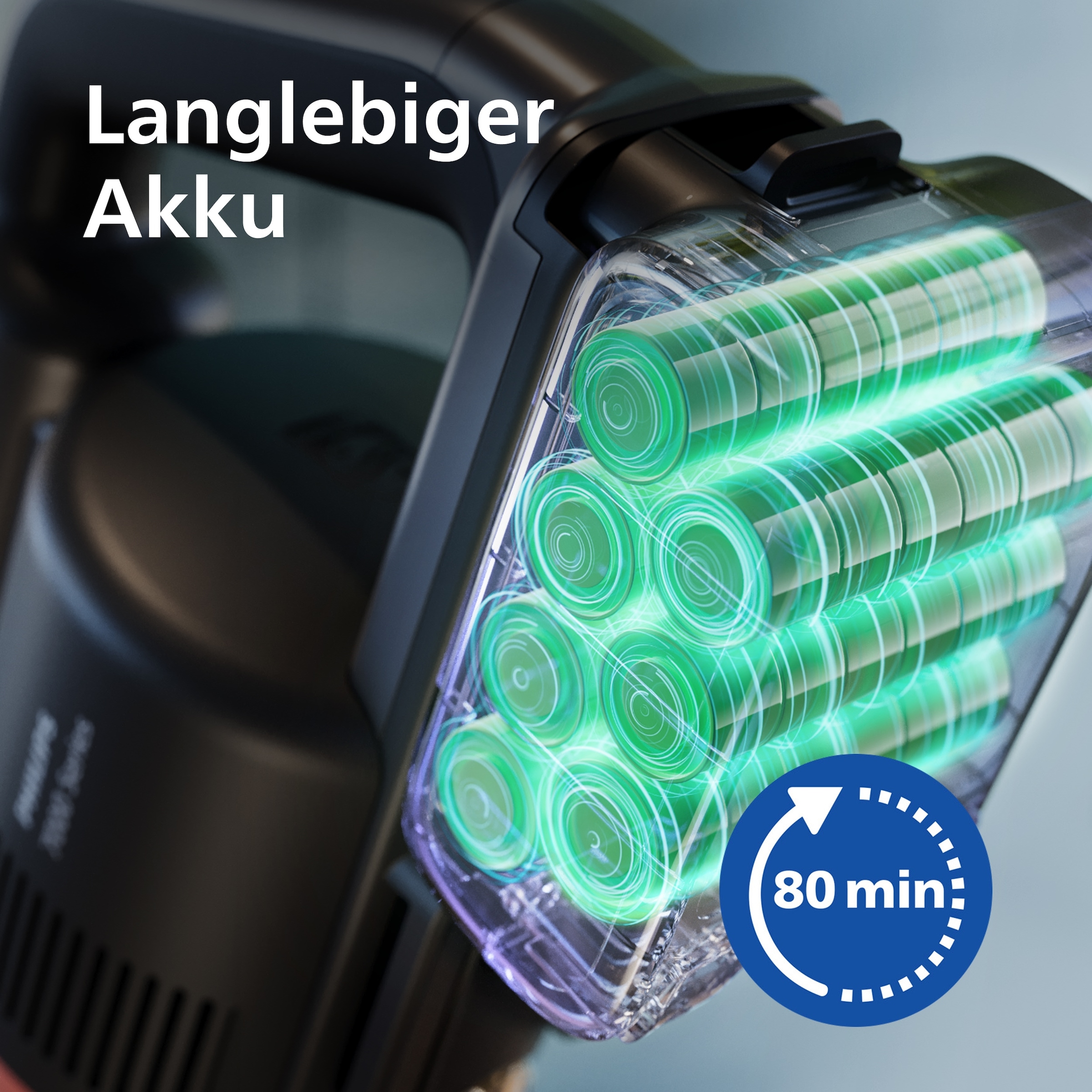 Philips Akku-Hand-und Stielstaubsauger »XC7067/01 7000 Series "Pet"« mit bis zu 80 Minuten Laufzeit und Bodendüse mit Anti-Haarentwirrung