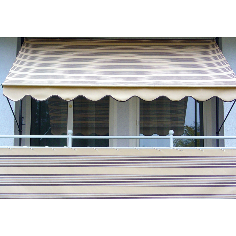 ANGERER FREIZEITMÖBEL Klemmmarkise beige-braun, Ausfall: 150 cm, versch. Breiten beige-braun