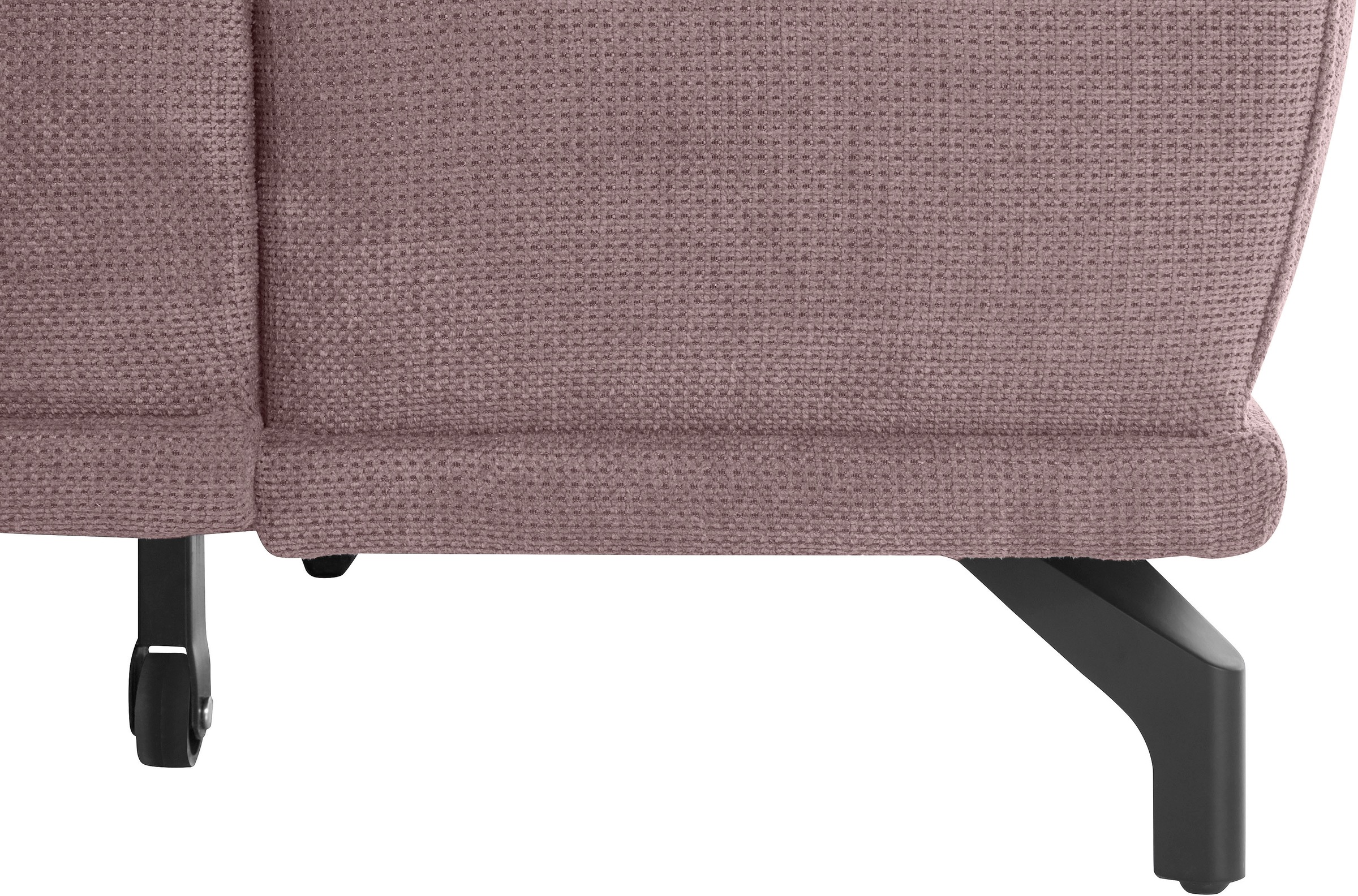Places of Style Ecksofa Costello, mit Sitztiefenverstellung und Armlehnfunktion, incl. 3 Nierenkissen