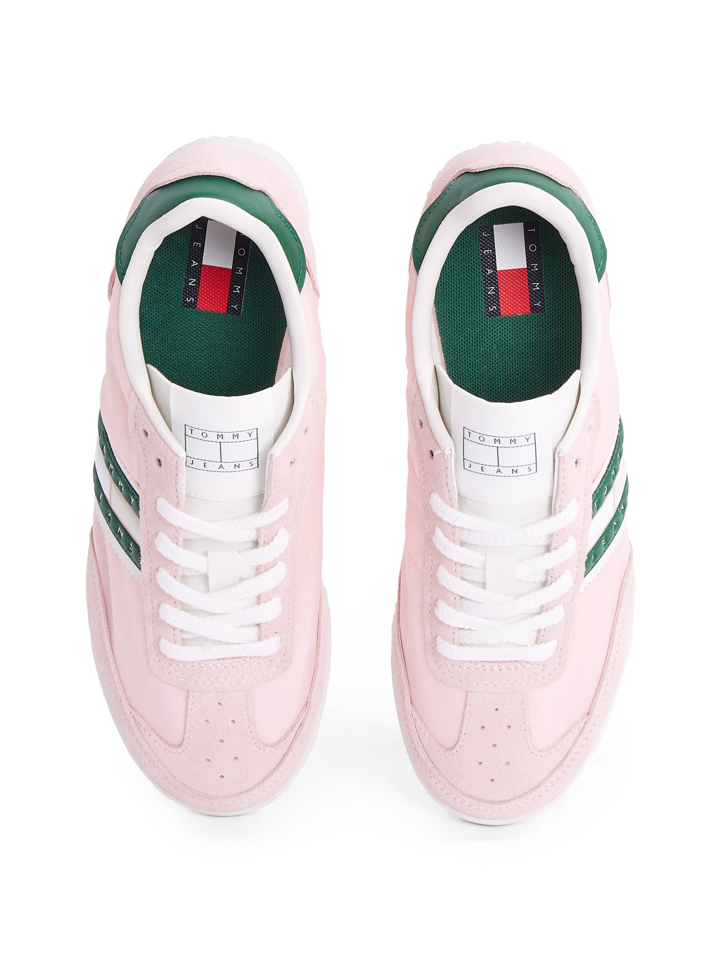 Tommy Jeans Keilsneaker »TJW RETRO RUNNER CLEATED«, Freizeitschuh, Halbschuh, Schnürschuh mit Logoschriftzug