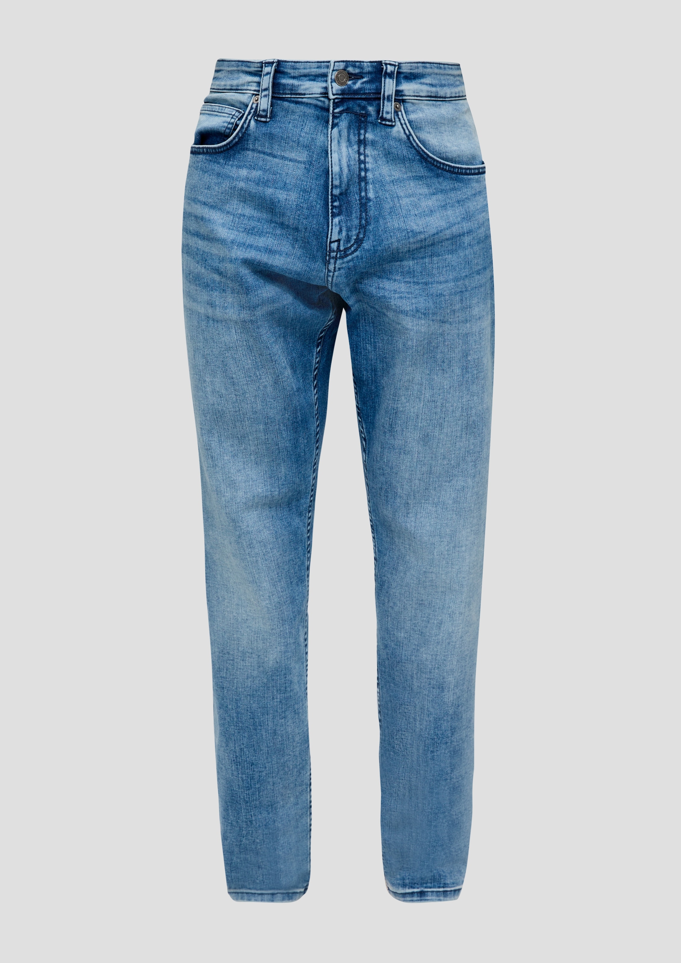 s.Oliver Tapered-fit-Jeans, mit Label-Badge