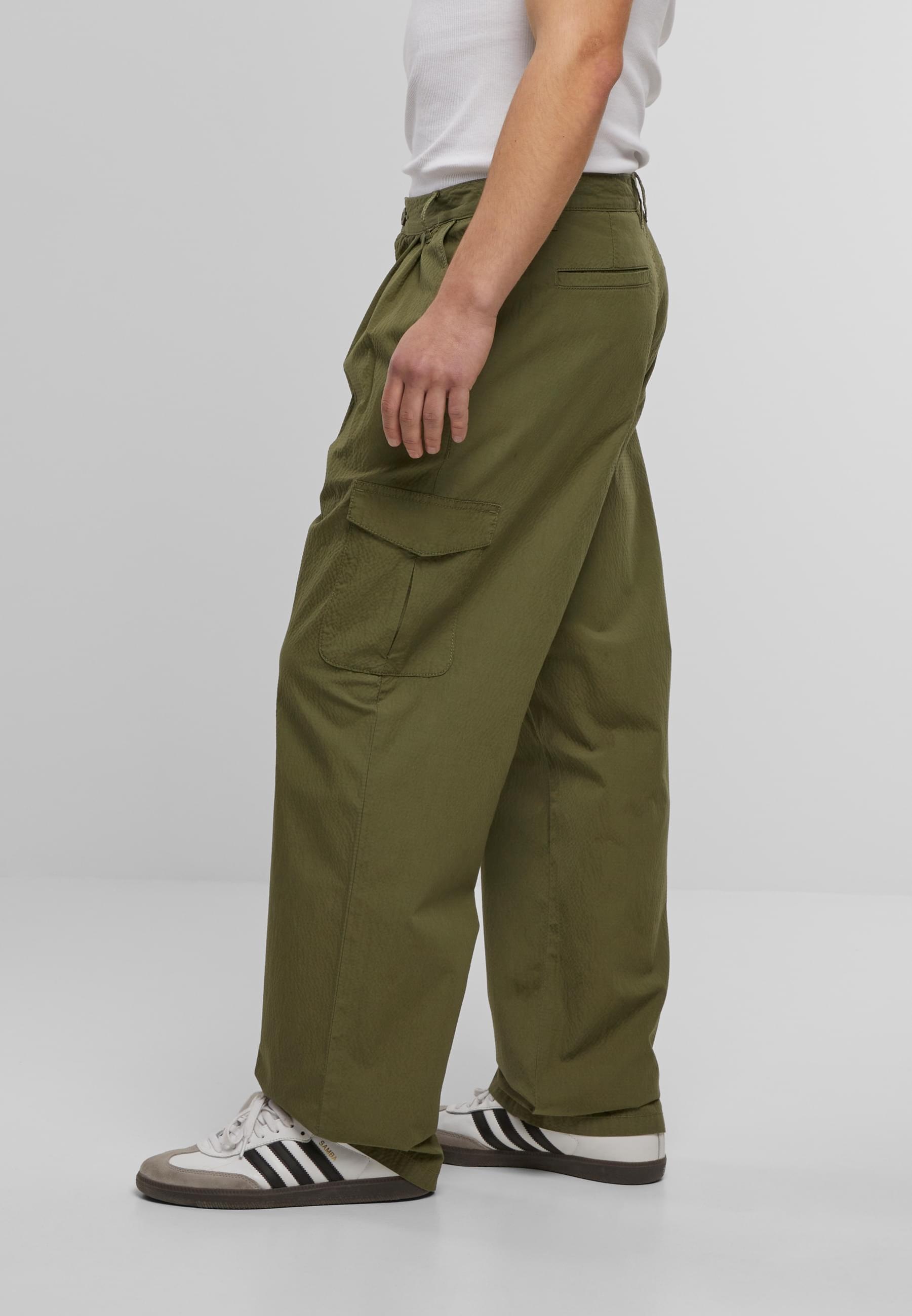 URBAN CLASSICS Cargohose »Urban Classics Wide Pleated Cargo Pants«