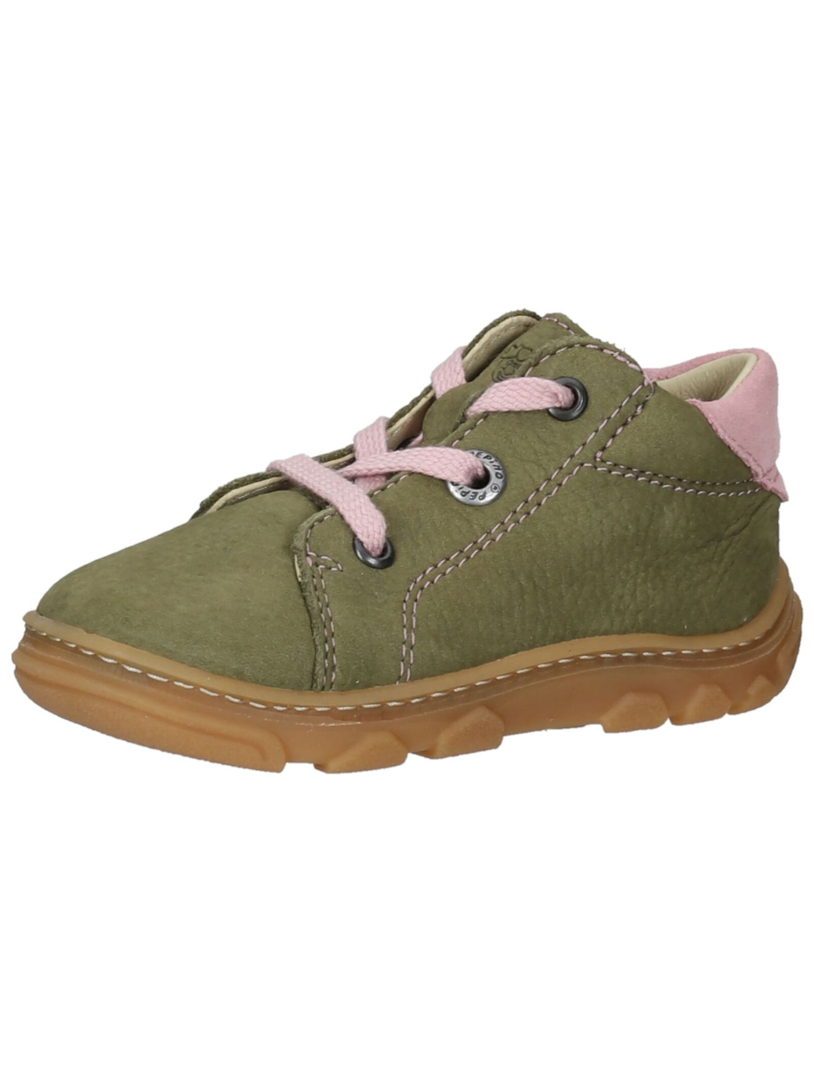 PEPINO Lauflernschuh »Halbschuhe Leder« Grün 20 20 Verschluss: Schnürung