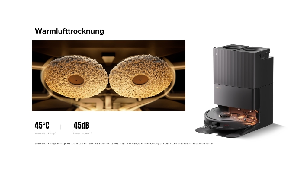Roborock Saugroboter »Roborock Qrevo 5AE mit Wischfunktion, autom. Moppanhebung,« leistungsstarke 12.000 Pa Saugleistung, LDS-Navigationssystem,