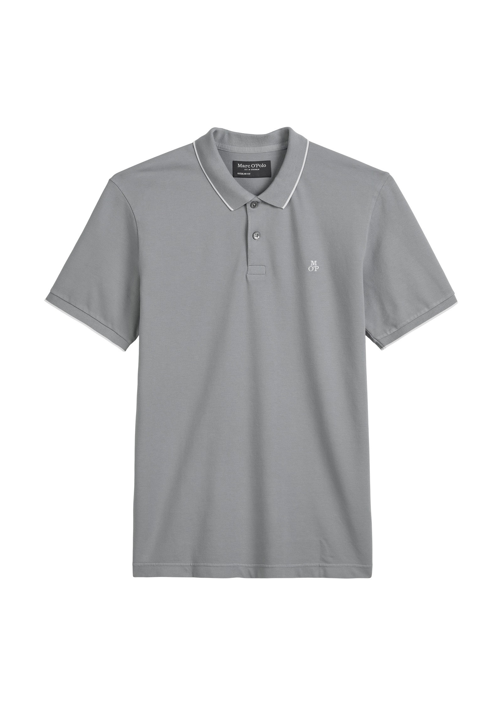 Marc O'Polo Poloshirt, aus Piqué, regular fit, kontrastfarbene Details