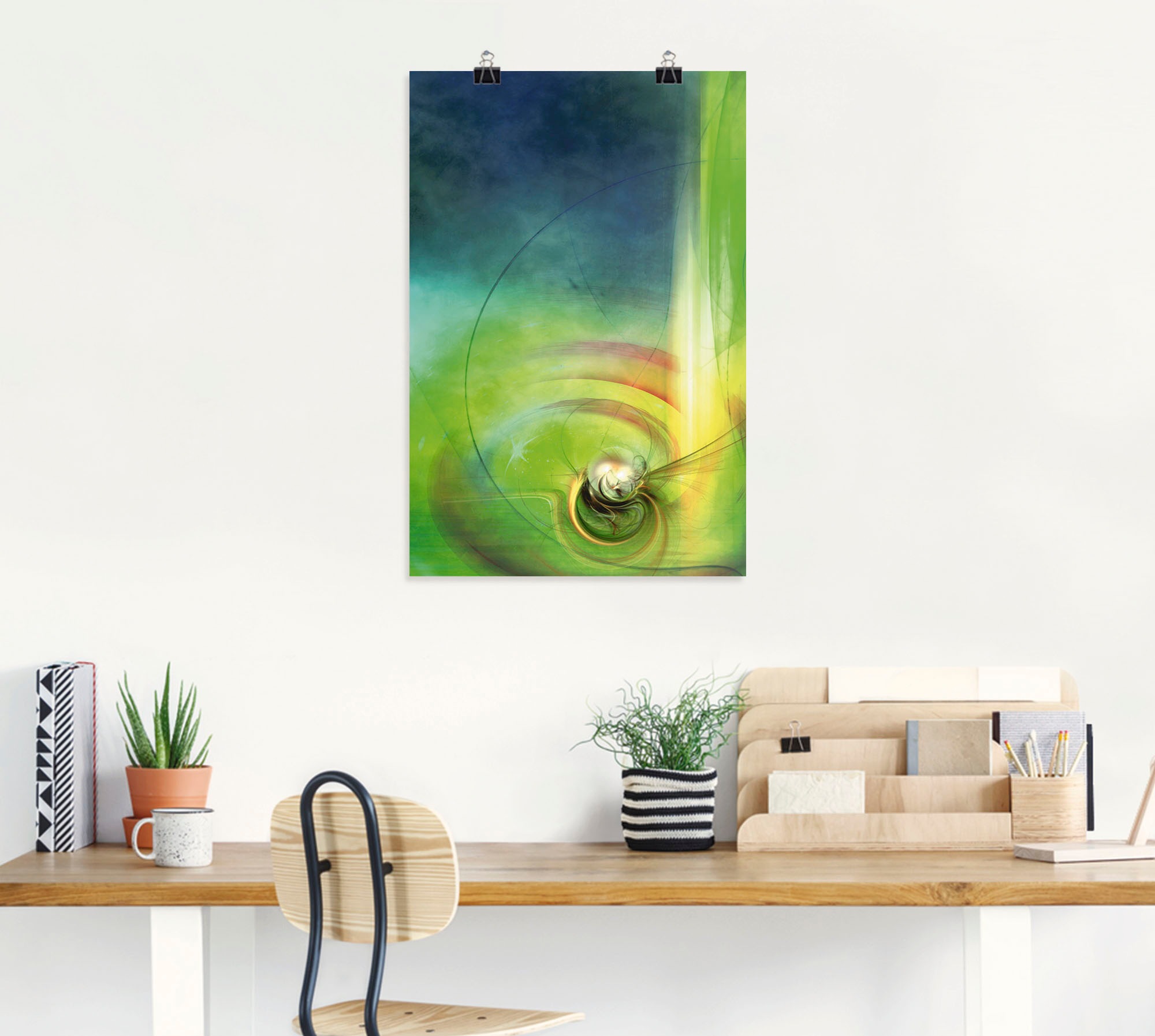 Artland Wandbild »Abstraktes Spiel CB«, Muster, (1 St.), als Alubild, Outdoorbild, Poster in verschied. Größen