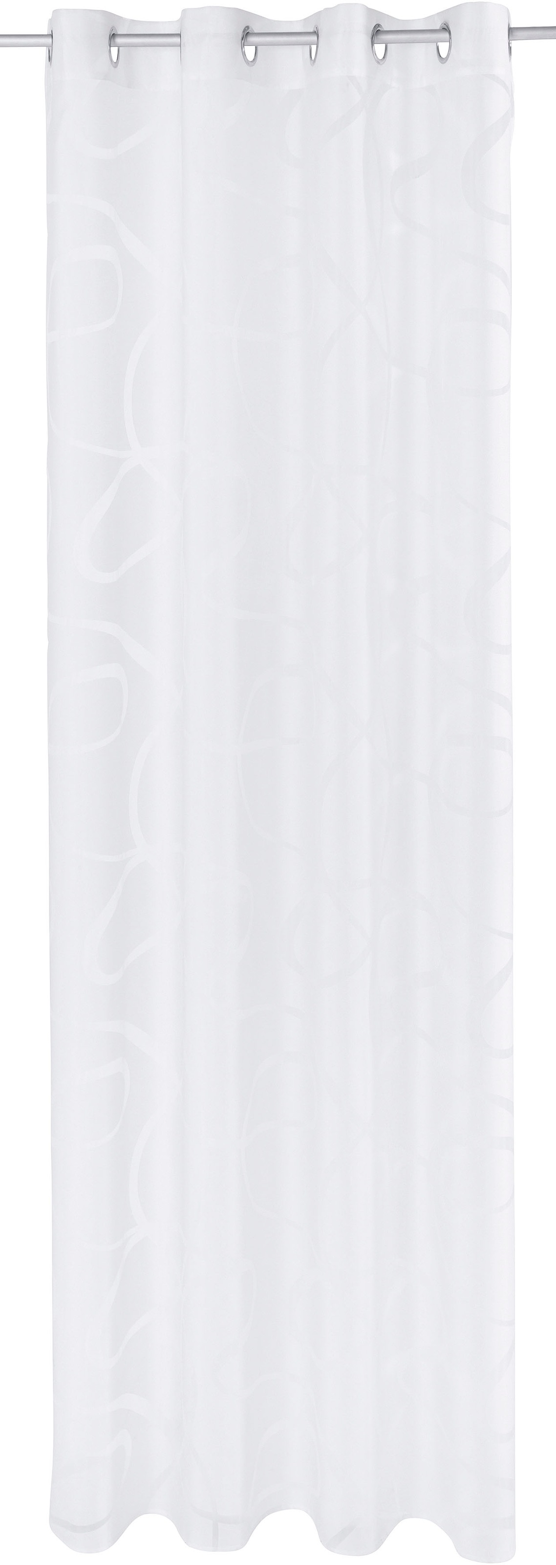 Bruno Banani Gardine »Tilo« Ösen 1 Stk. tlg. transparent, Ausbrenner, geweb günstig online kaufen