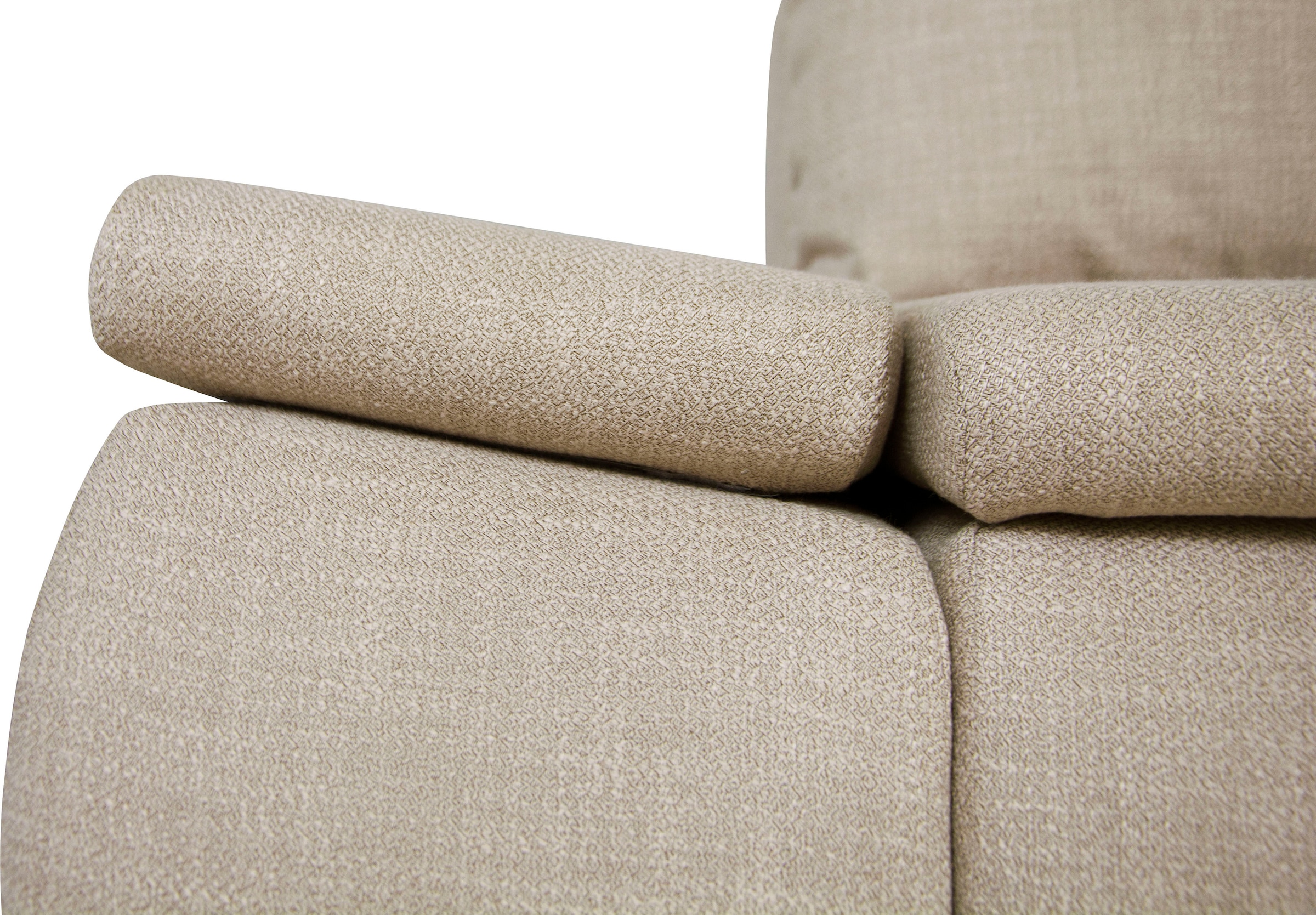 Home affaire Ecksofa »Acra L-Form«, mit Bettfunktion und Bettkasten, in Mattenoptik