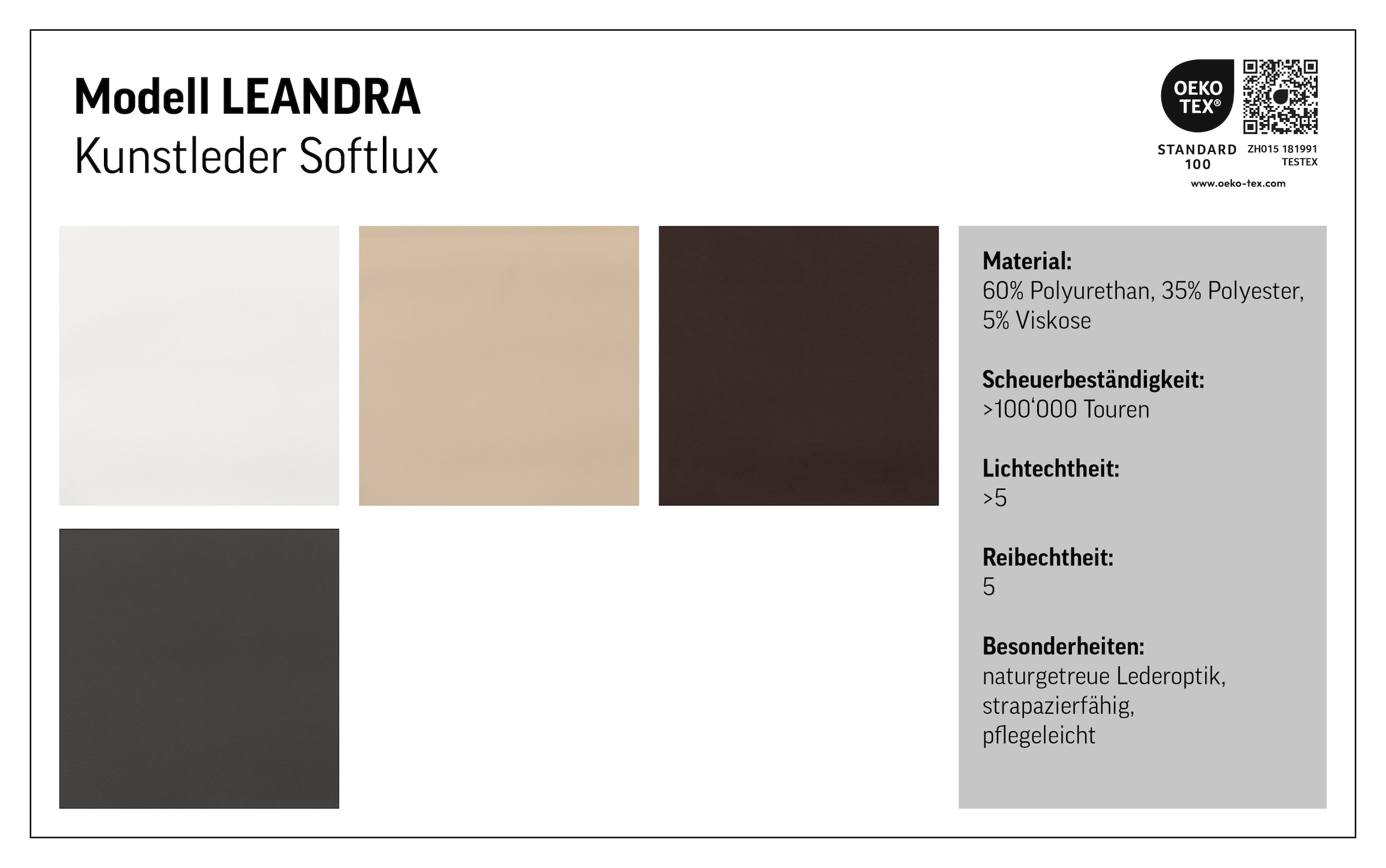 COTTA 2-Sitzer »Leandra«, Polstergarnitur, auch als Set erhältlich