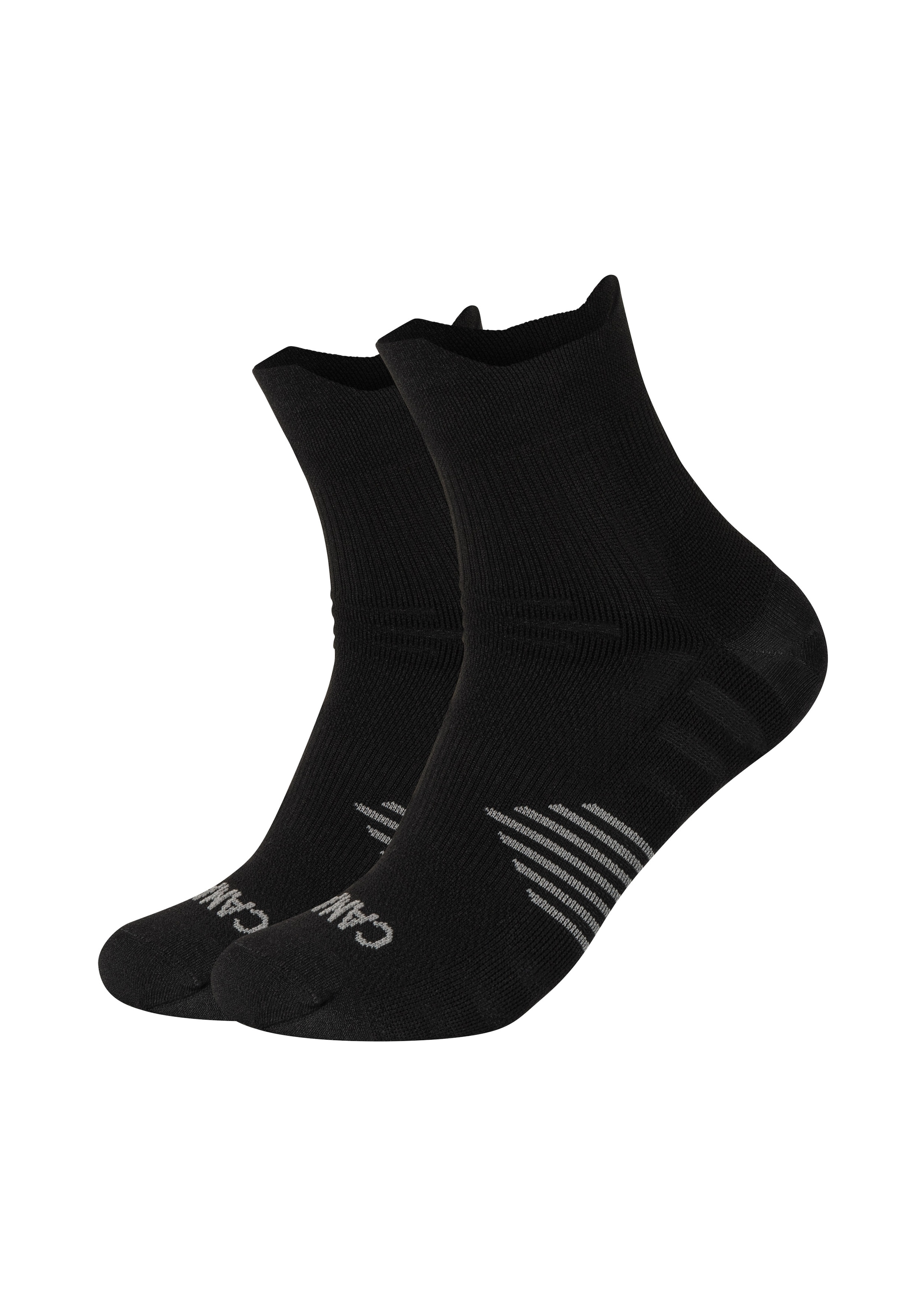 Camano Kurzsocken »function«, (4 Paar), Performance, Multi Sportsocken, Fußgewölbe-Stütze, gepolsterte Sohle
