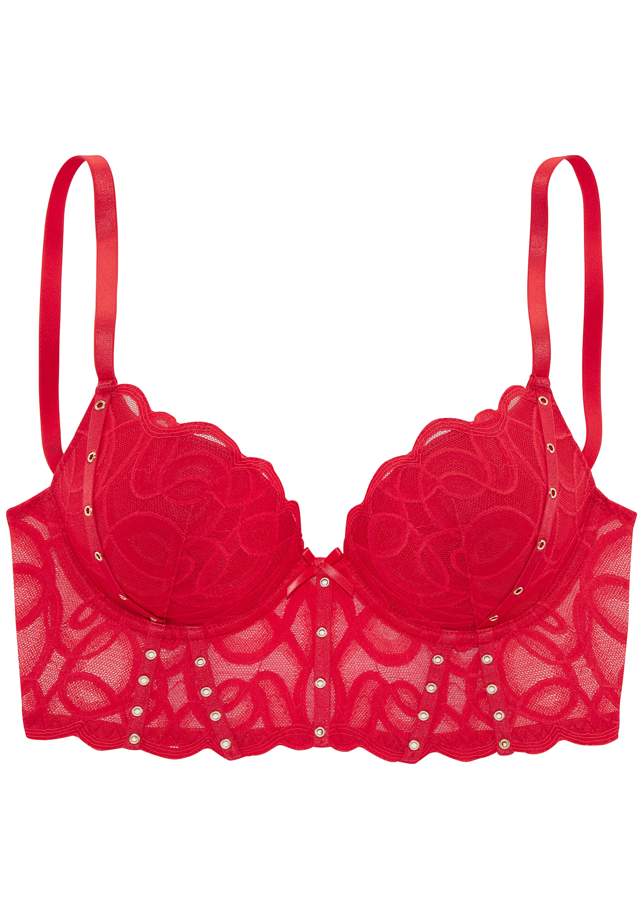 petite fleur gold by Lascana Push-up-BH », BH mit Bügel, Longline BH, als Dessous-Set kombinierbar, Luna« sexy Dessous, sexy Unterwäsche Damen