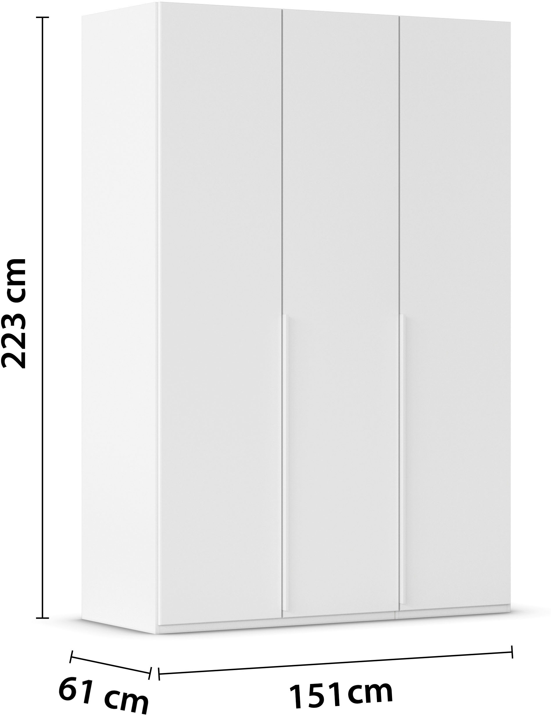 LeGer Home by Lena Gercke Kleiderschrank »Schrank Garderobe Ankleide Schlafzimmer Flur Serina«, (in 3 verschiedenen Ausstattungen BASIC/CLASSIC/PREMIUM), in 6 Breiten (101 - 401 cm) mit Front Glas oder Dekor MADE IN GERMANY