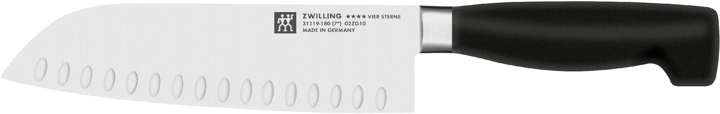 Zwilling Santokumesser »VIER STERNE« mit Kullen, 18 cm günstig online kaufen