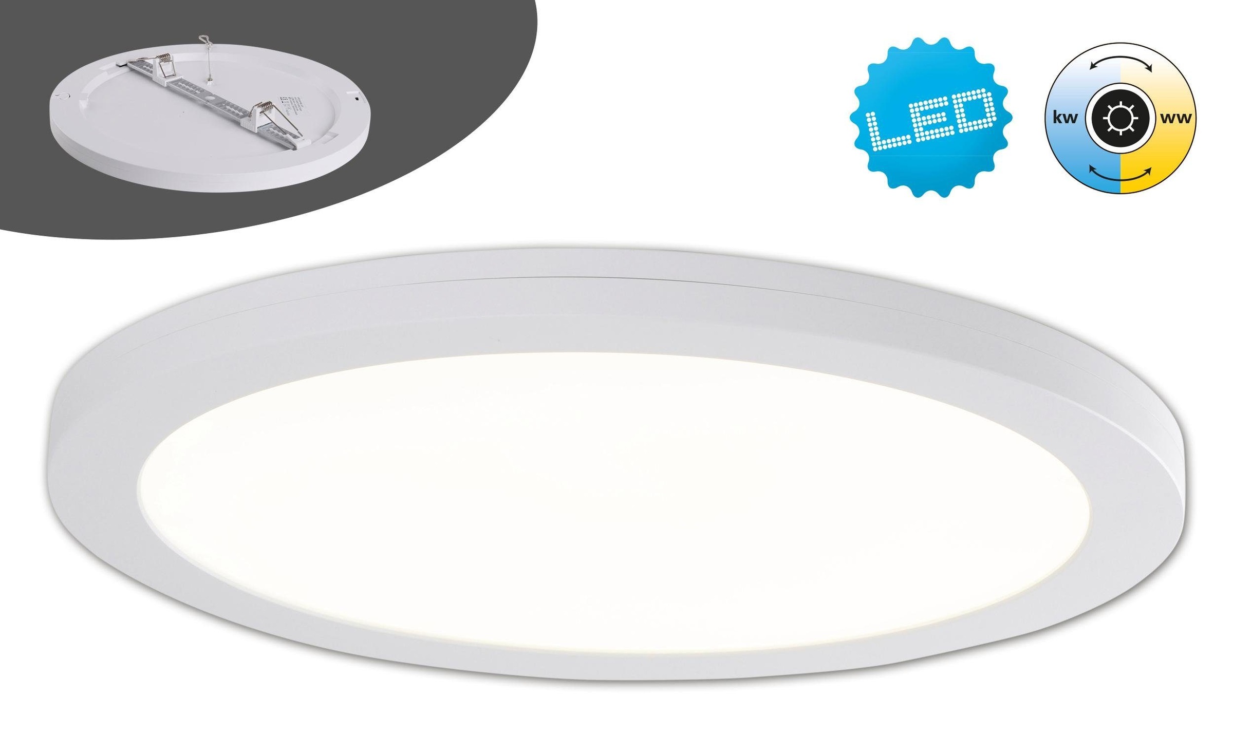 näve LED Deckenleuchte »Bonus«, 1 flammig, Leuchtmittel LED-Modul   LED fes günstig online kaufen