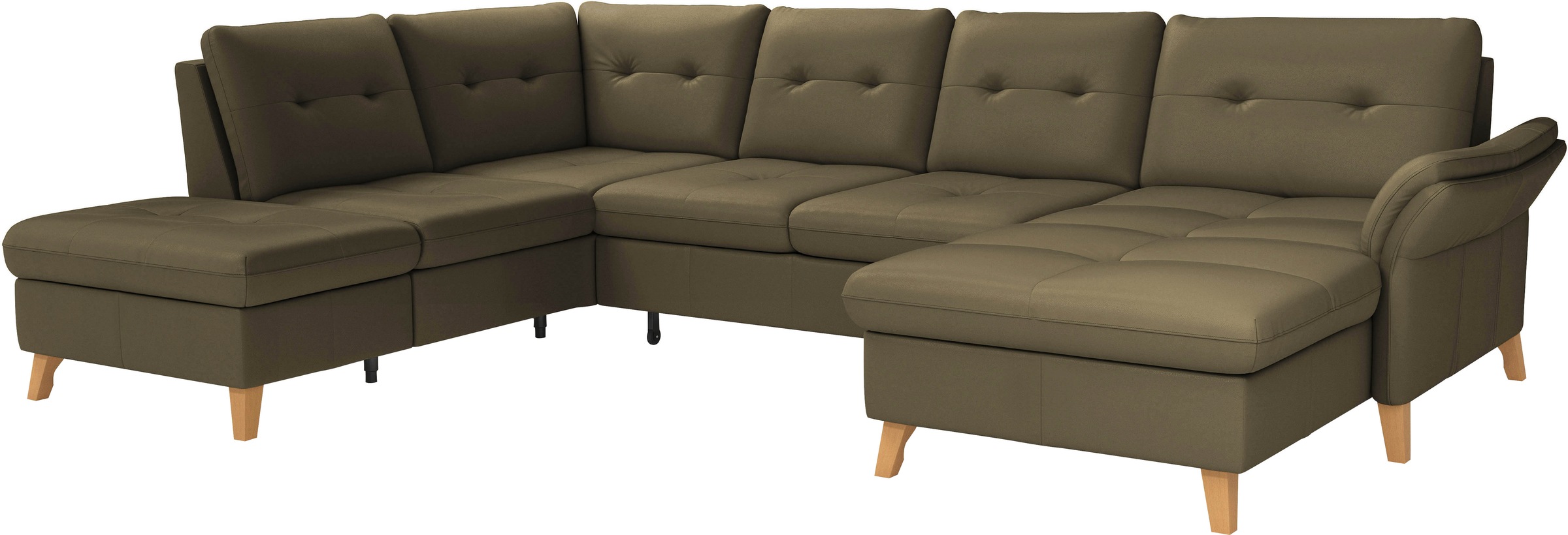 sit&more Wohnlandschaft »Göteborg«, inkl. Sitztiefenverstellung, wahlweise mit Bettfunktion & Bettkasten