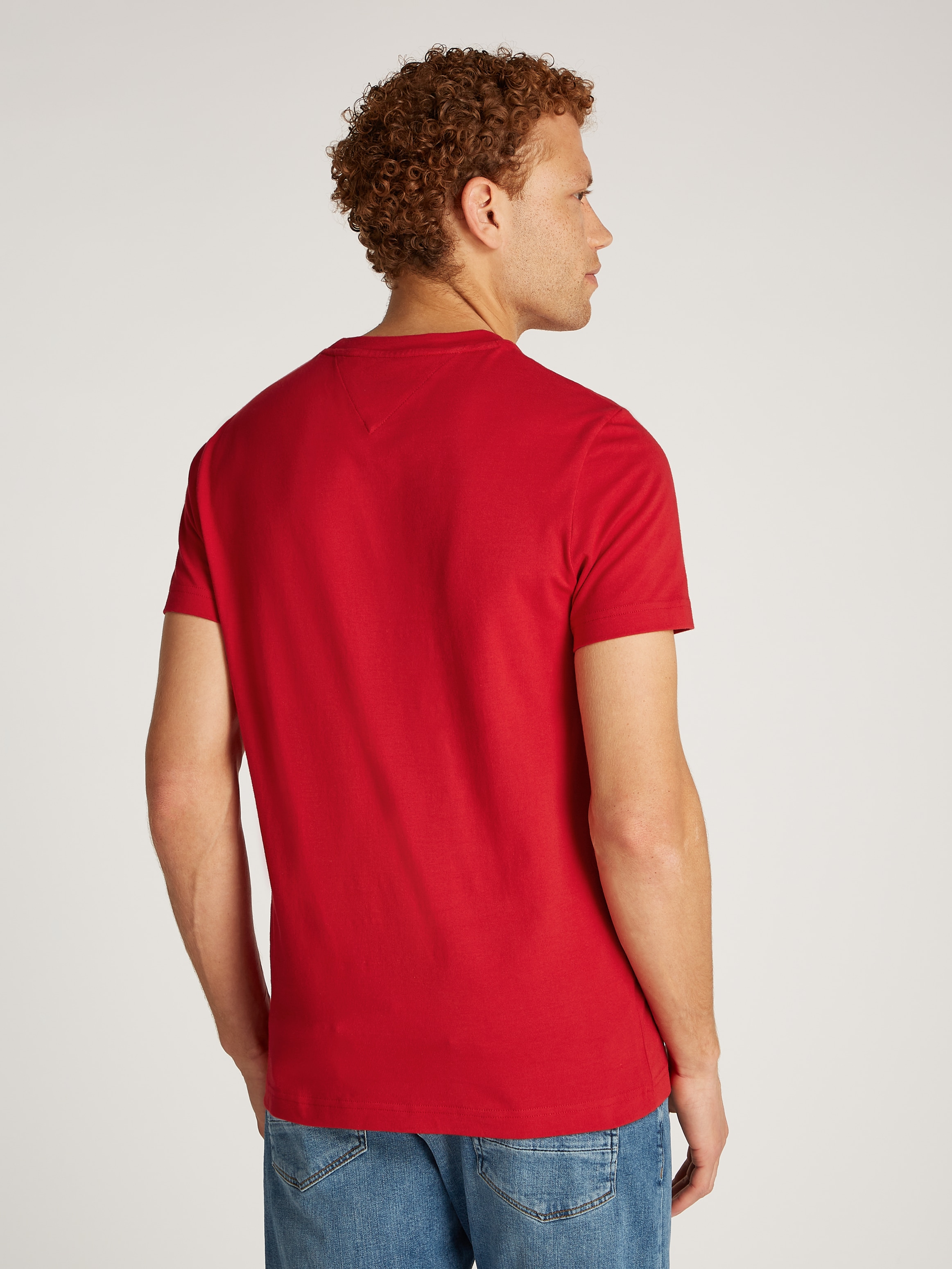 Tommy Hilfiger T-Shirt »TOMMY LOGO TEE« aus reiner Baumwolle