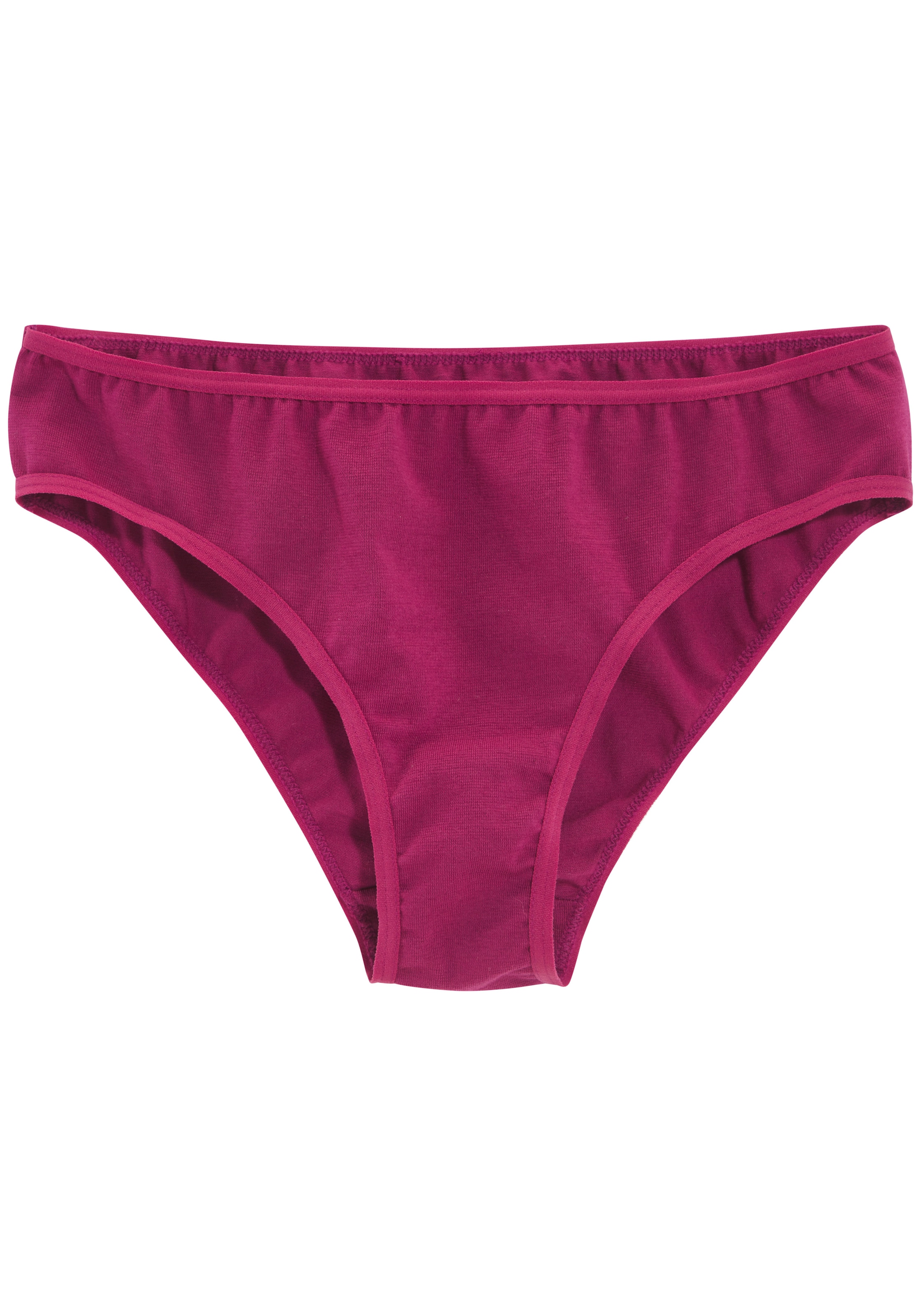 petite fleur Bikinislip Packung, 8 Stk. mit Sternen-Print und unifarben