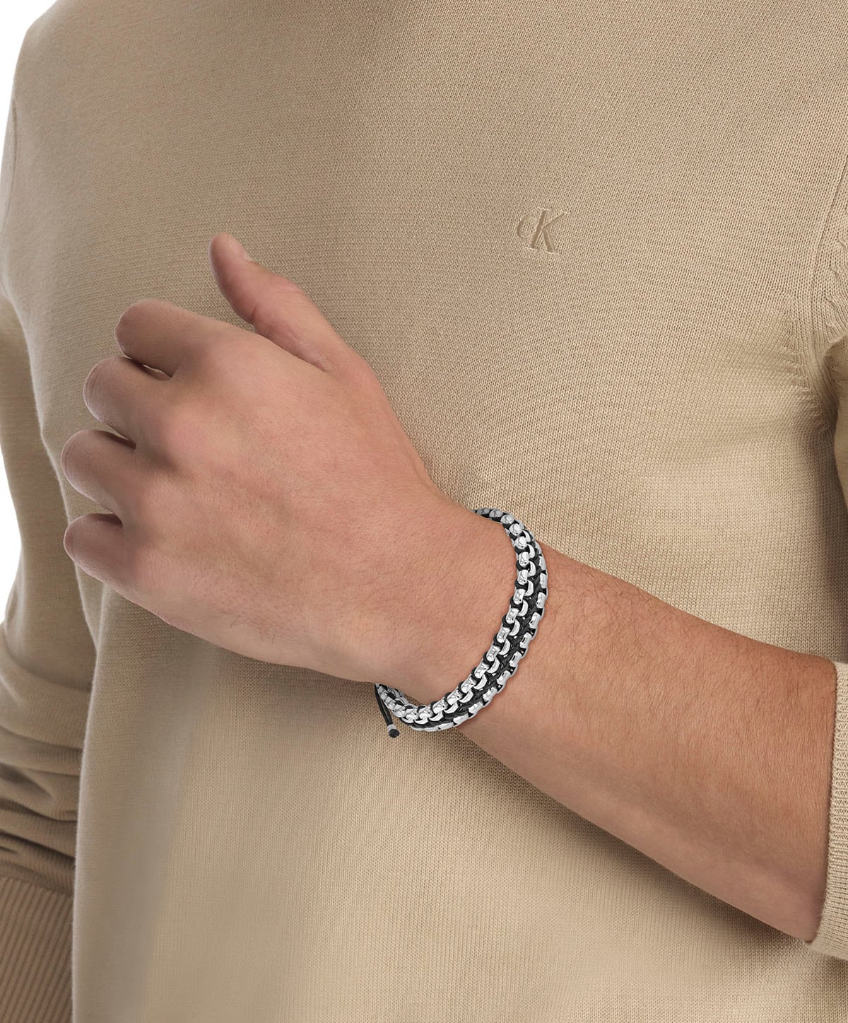 Calvin Klein Armband »Schmuck Edelstahl Armkette CK FUSED«