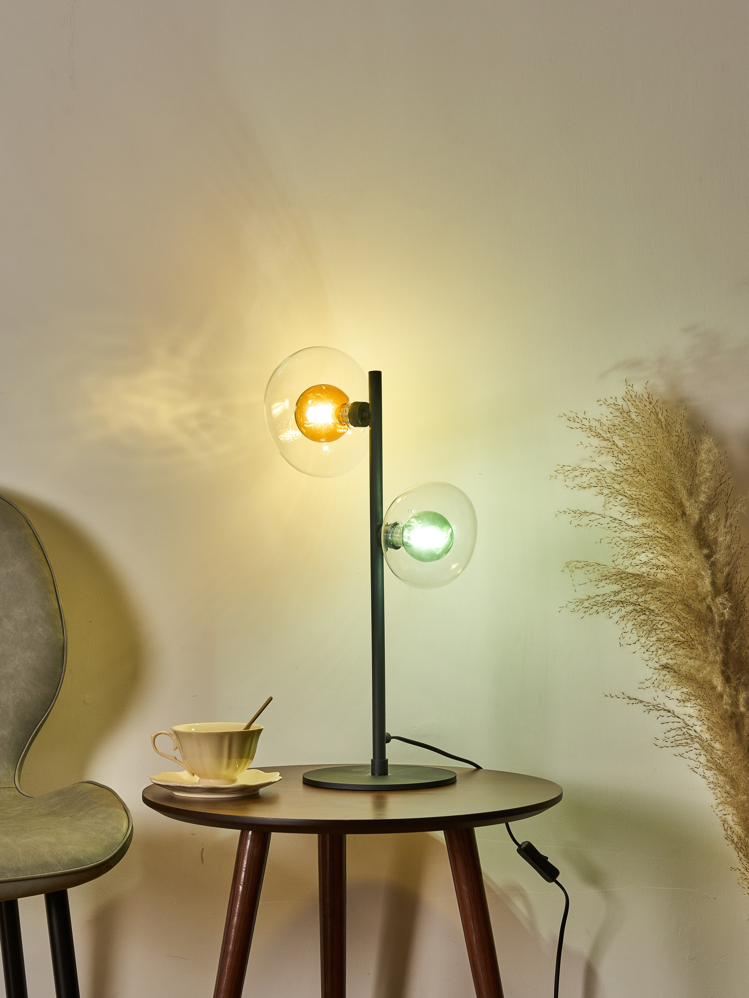 ECO-LIGHT Tischleuchte »Uranus«, 2 flammig, Leuchtmittel G9   ohne Leuchtmi günstig online kaufen