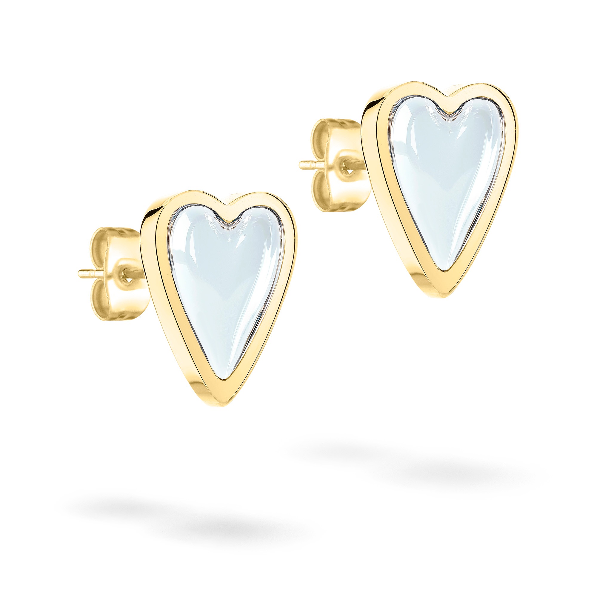 Liebeskind Berlin Paar Ohrstecker »Schmuck Geschenk Edelstahl Ohrringe Glass Heart«