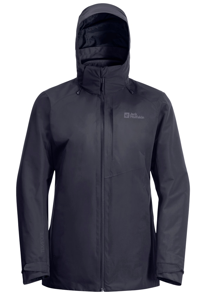 Jack Wolfskin 3-in-1-Funktionsjacke »BERGLAND 3IN1 JKT W«, mit Kapuze