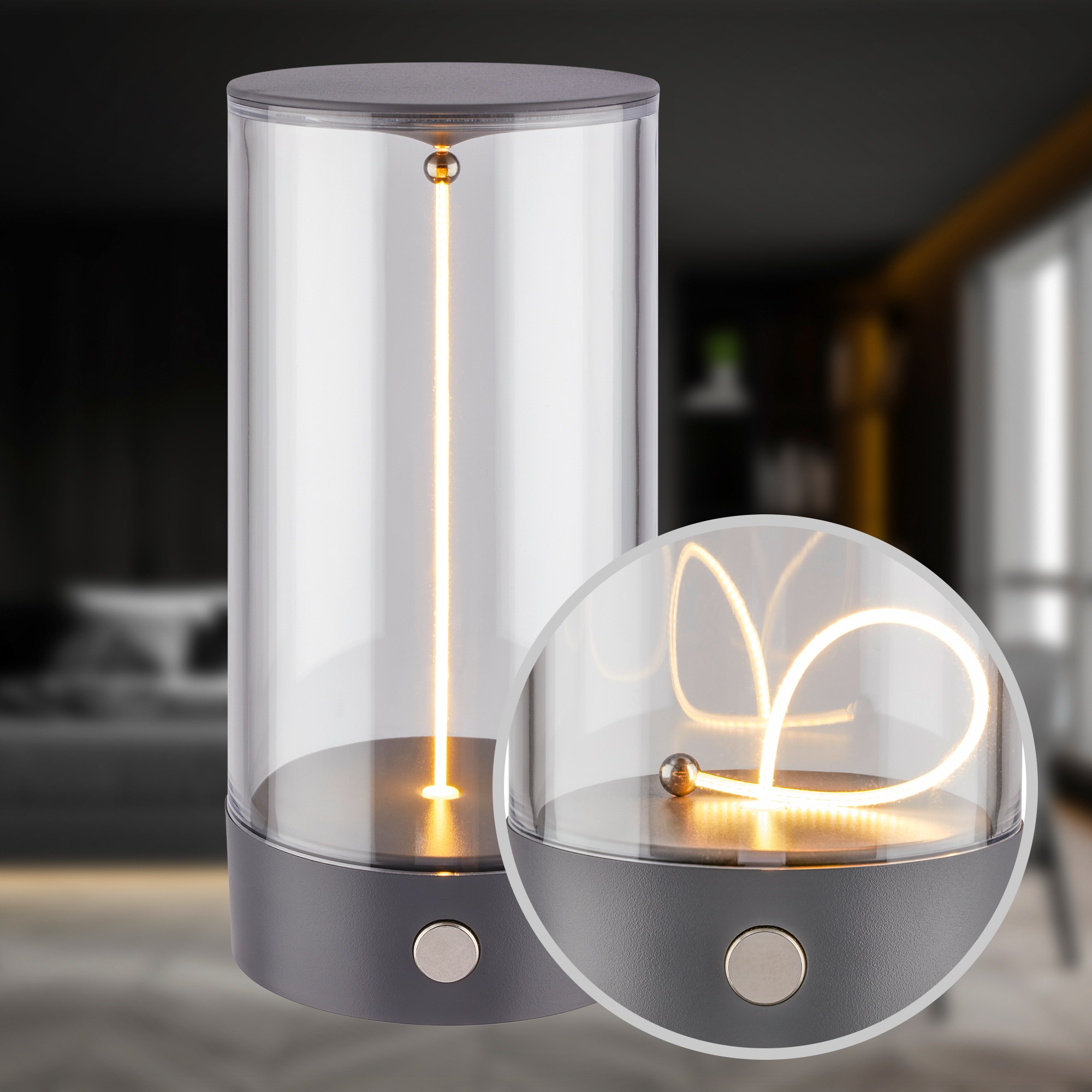 Briloner Leuchten LED Tischleuchte »WIGGLE 7620015«