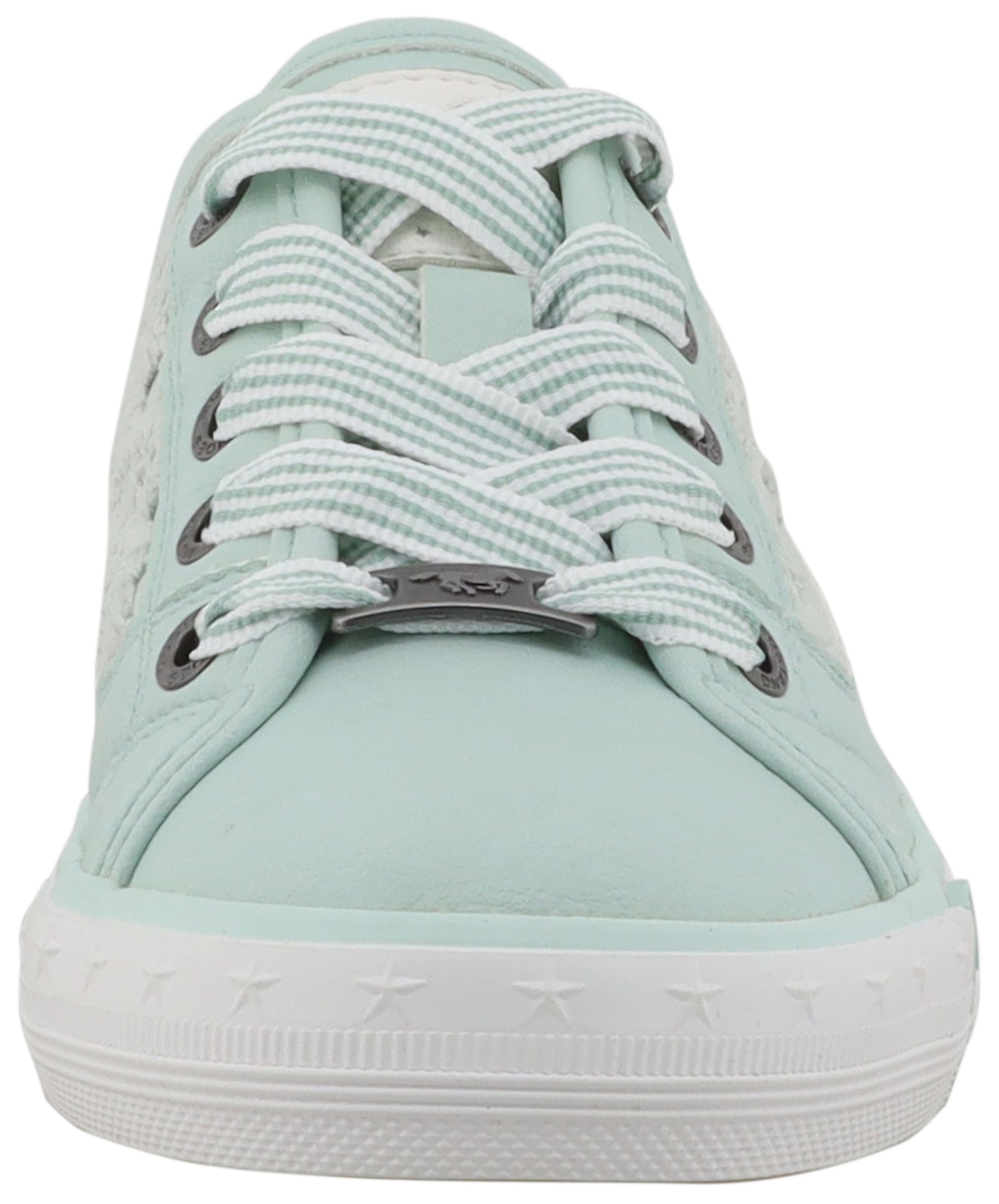 Mustang Shoes Sneaker »Gaspare«  Freizeitschuh, Schnürschuh, Halbschuh mit Blüten-Stickerei