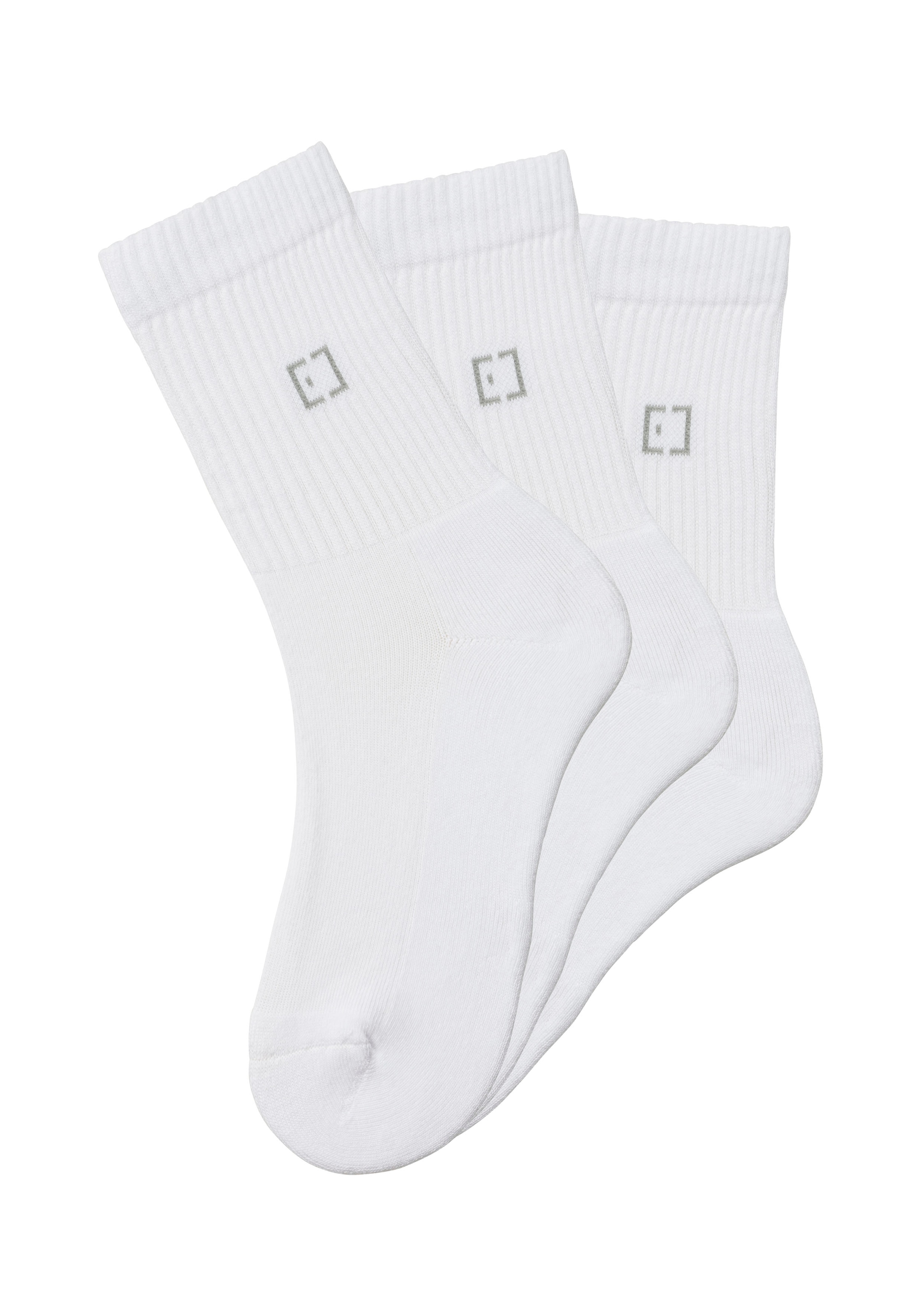 Elbsand Socken, (Packung, 3 Paar), mit Frottee und eingestricktem Markenlogo