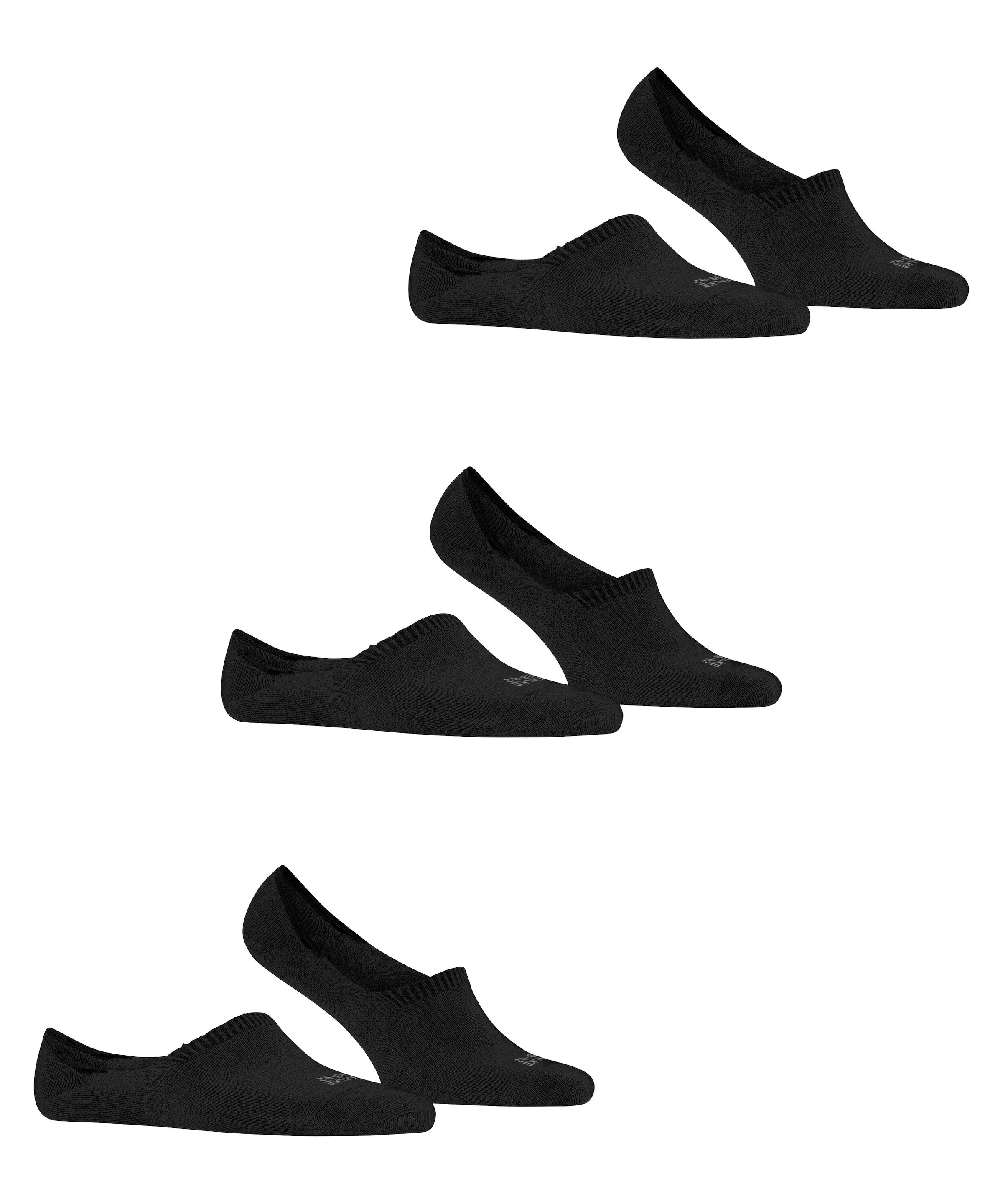 FALKE Füßlinge »Step High Cut« 3 Paar,  mit hoher Schnittform, im 3er-Bundle