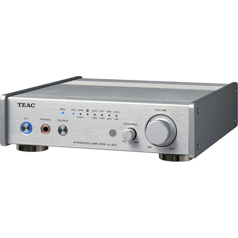 TEAC Audioverstärker »AI-303 USB DAC« silberfarben Bluetooth -Multipoint-Verbindung für zwei Personen